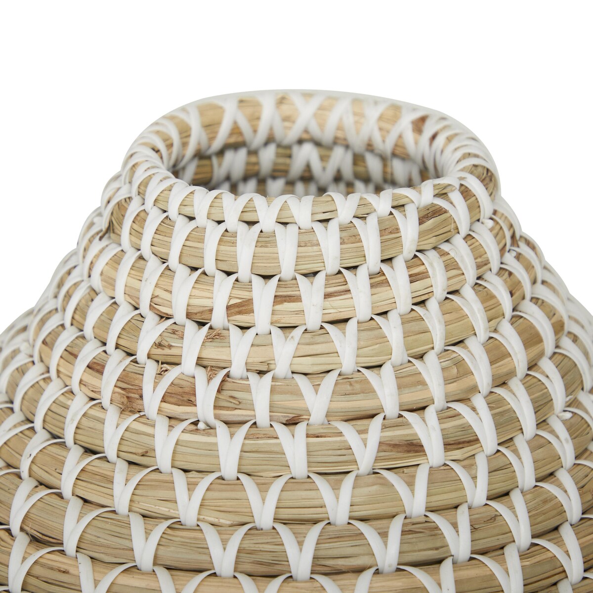 Seagrass Handmade Woven Decorative Vase - Brown - The Novogratz