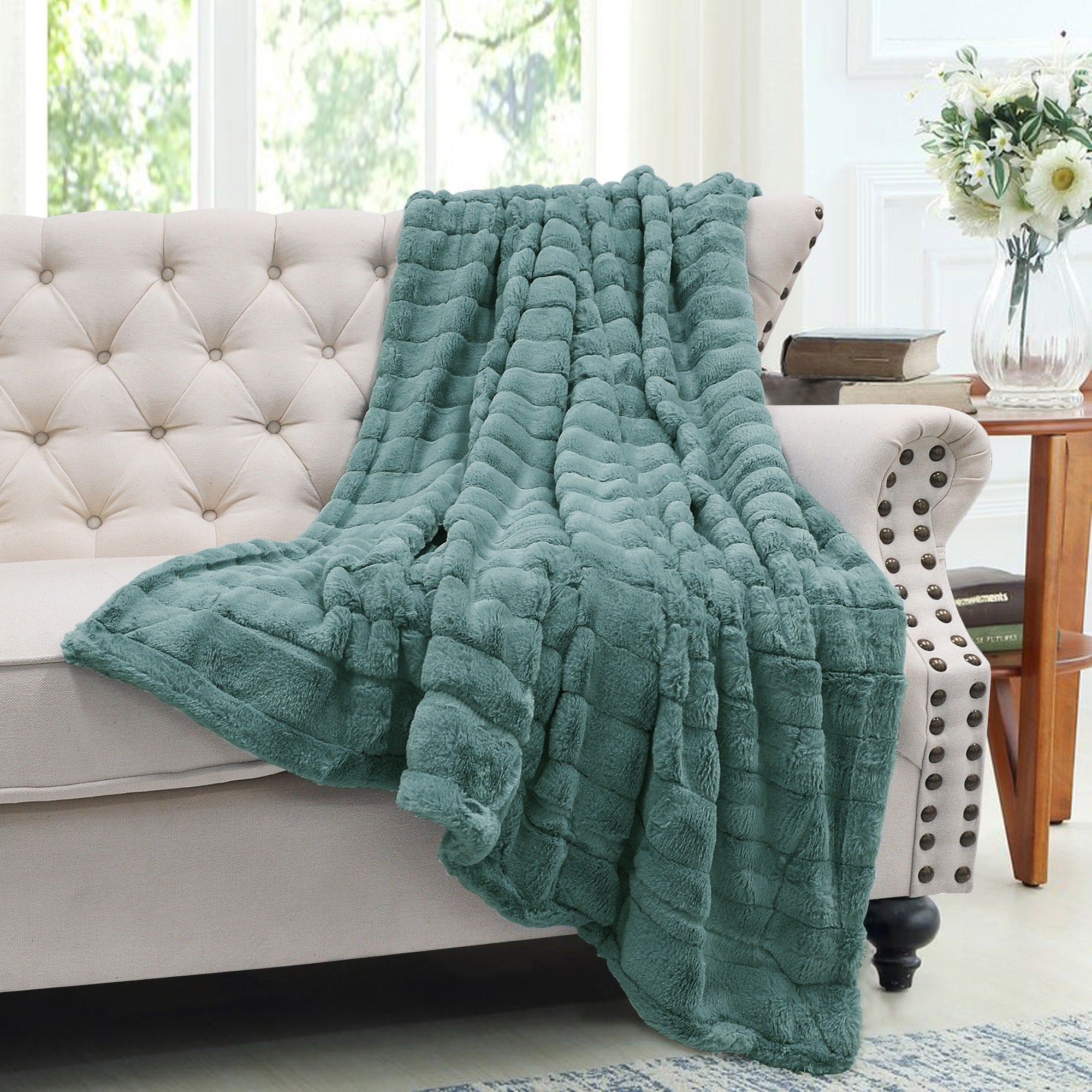 Solid Color SuperMink FauxFur Throw