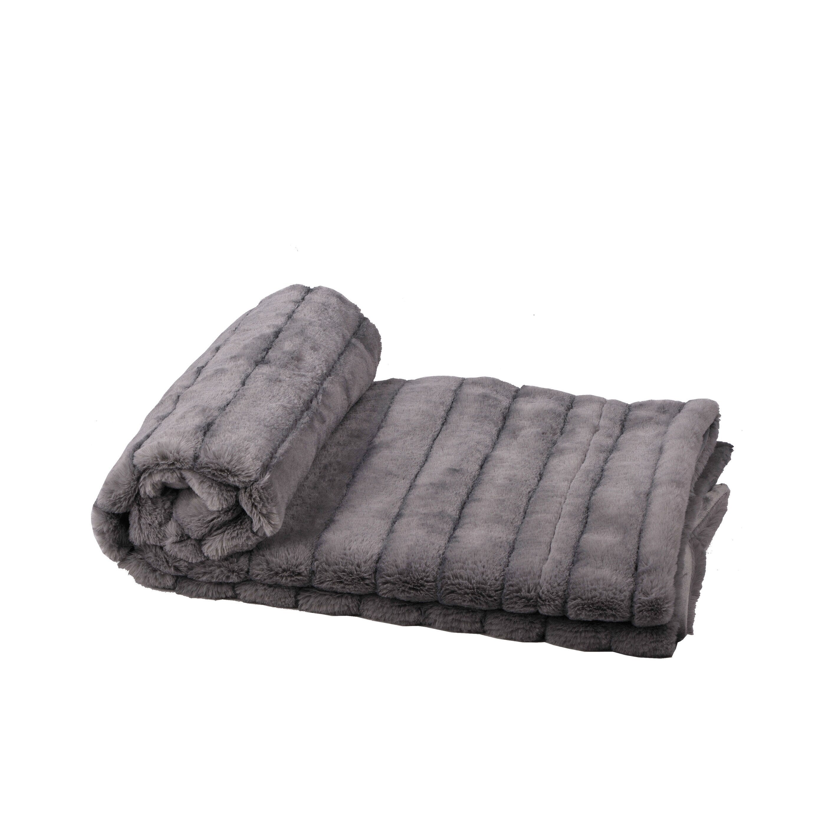 Solid Color SuperMink FauxFur Throw