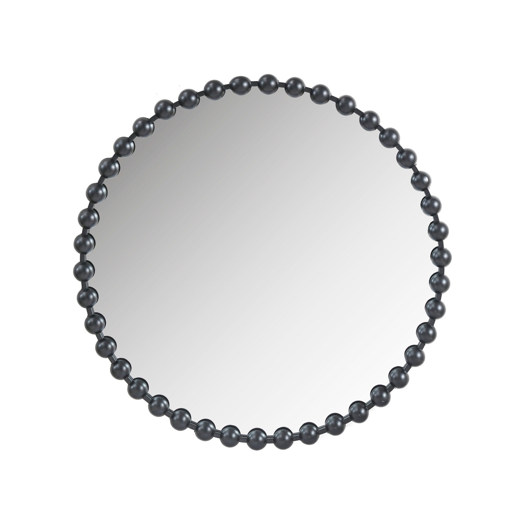 Madison Park Signature Marlowe Beaded Round Wall Mirror