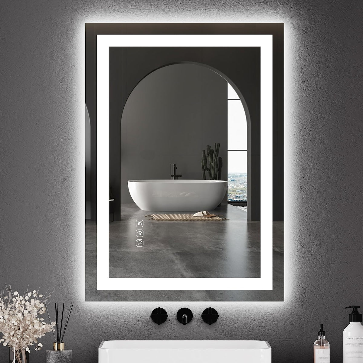 20x28 LED Bathroom Mirror with Lights