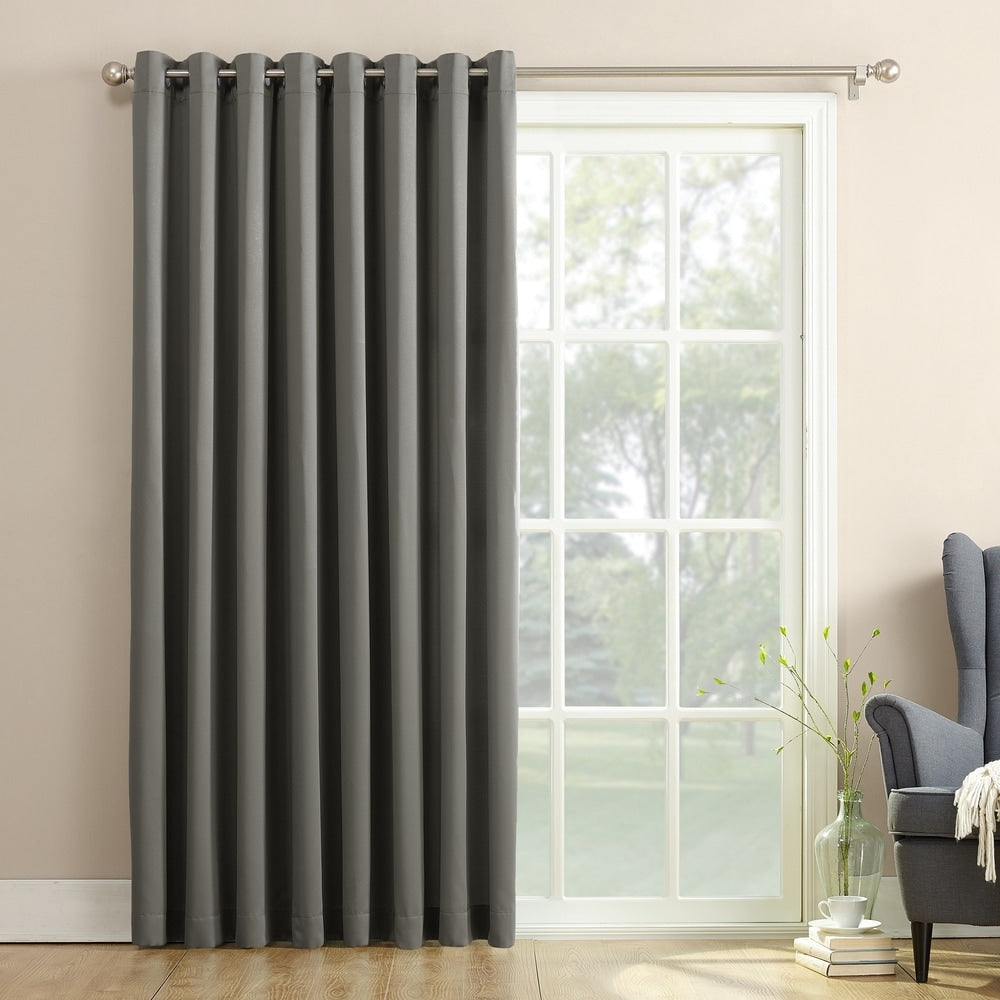 Porch & Den Nantahala Rod Pocket Room Darkening Patio Door Single Curtain Panel, Single Panel