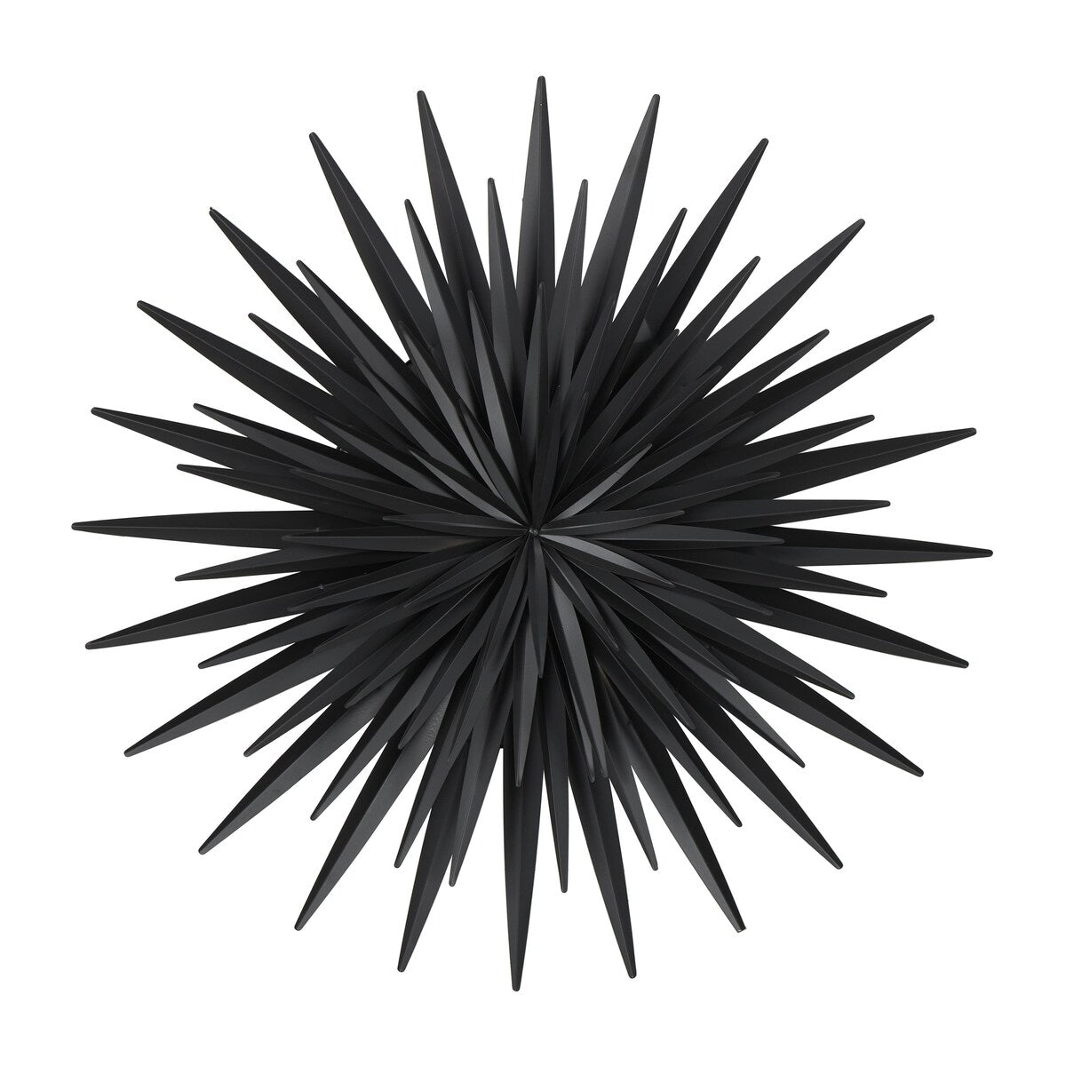 Metal Sunburst Large Layered 3D Home Wall Decor - Black - Roche River Decor