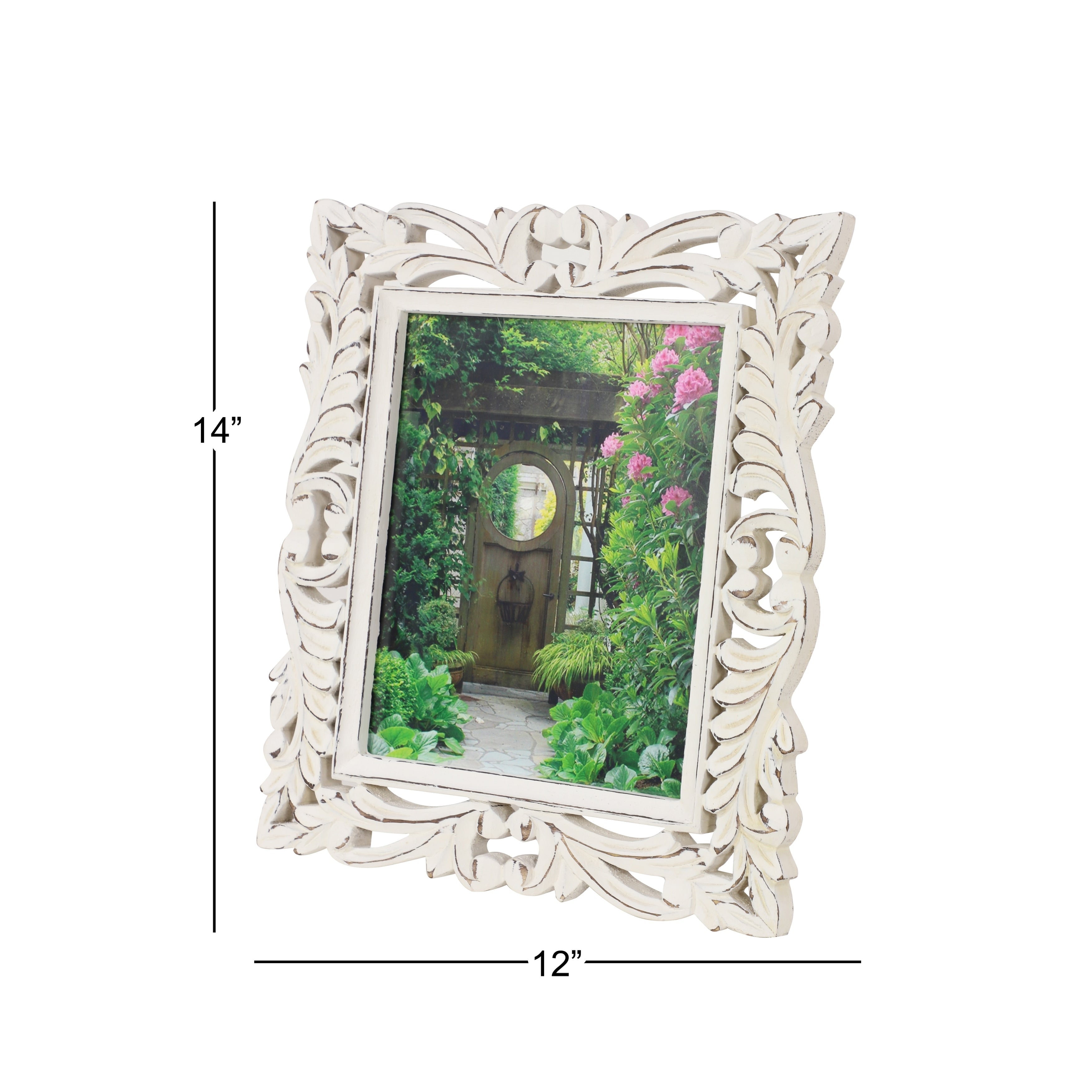 White Wood Farmhouse Photo Frame Standard