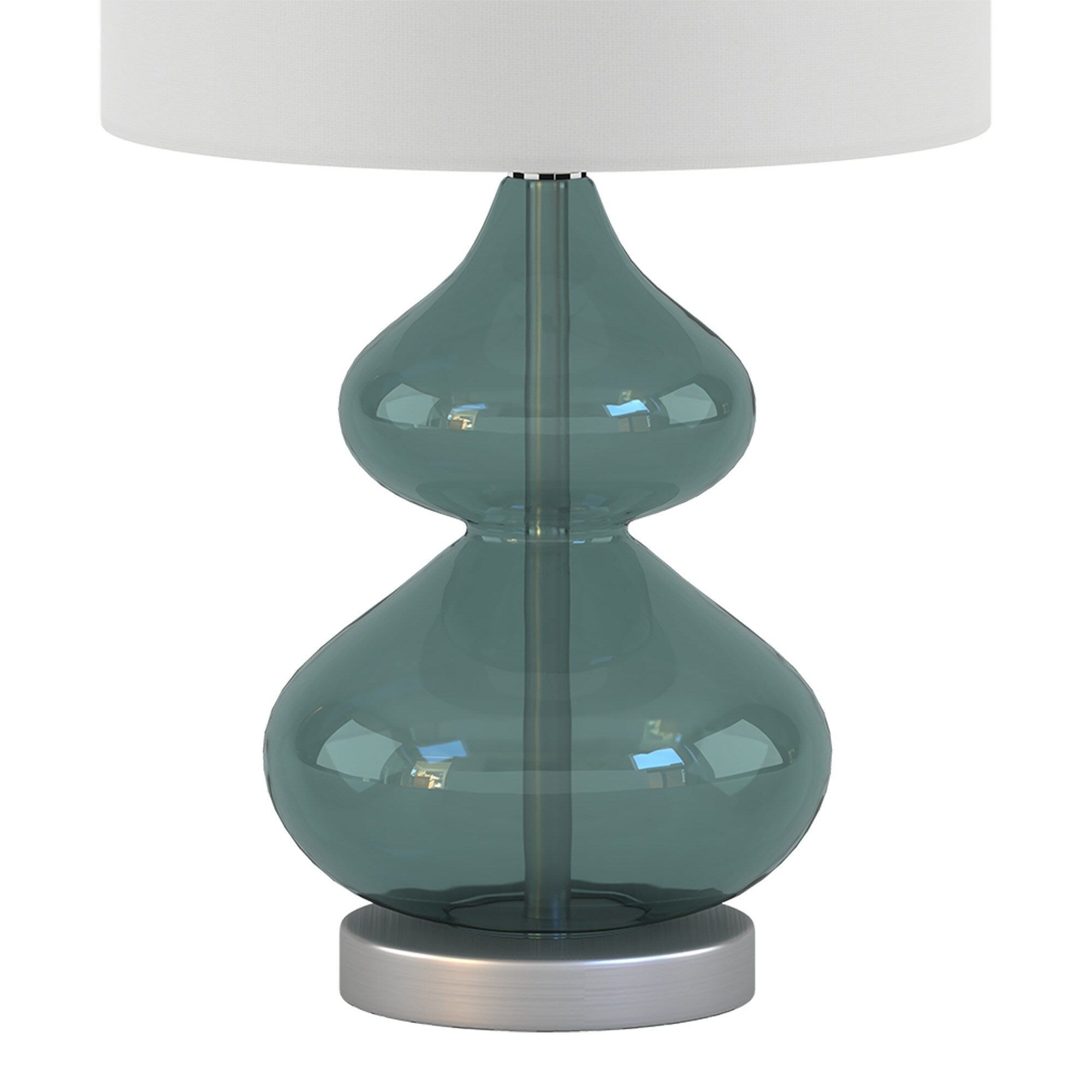 510 Design Ellipse Curved Glass Table Lamp (Set of 2)