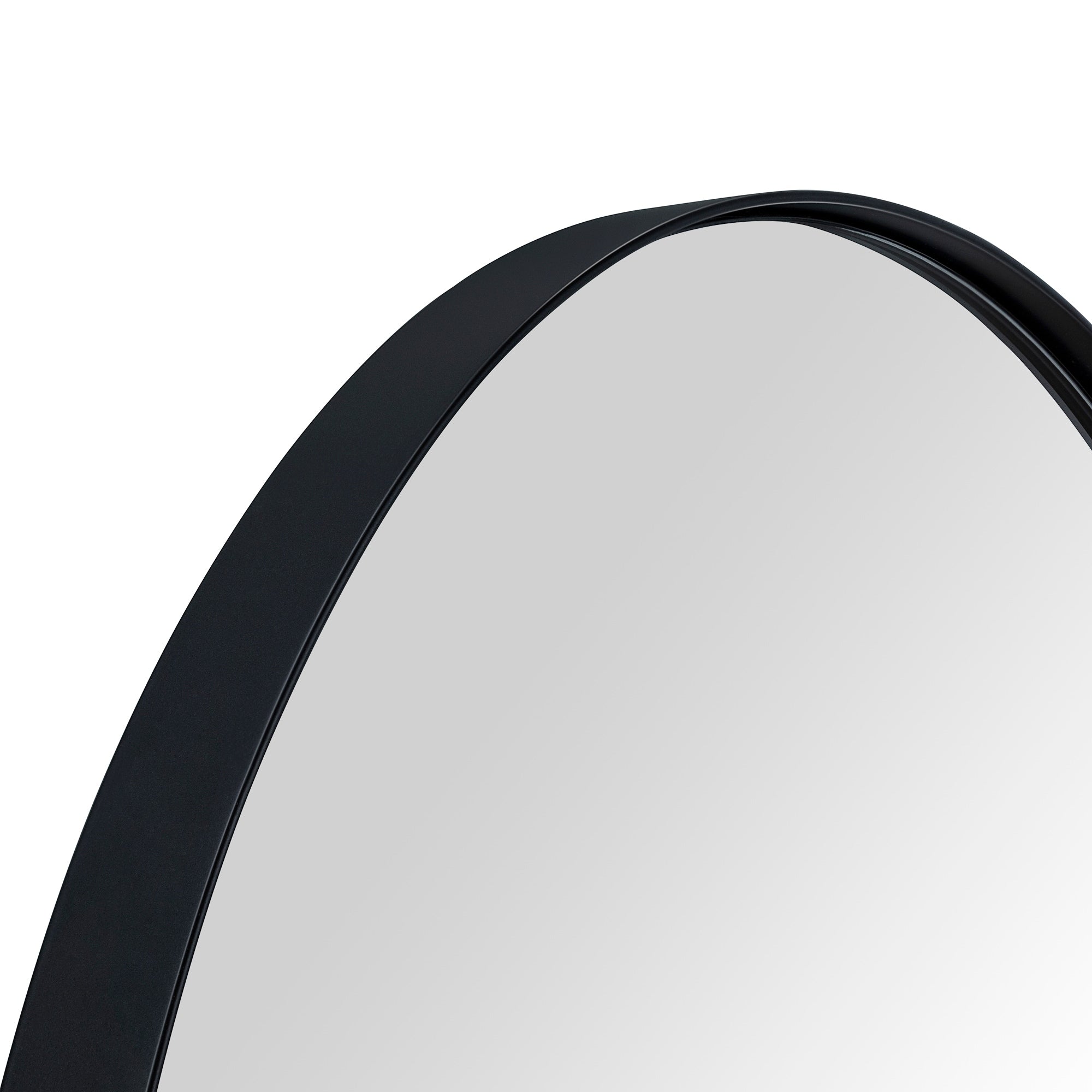 TEHOME Javell Oval Metal Wall Mirror