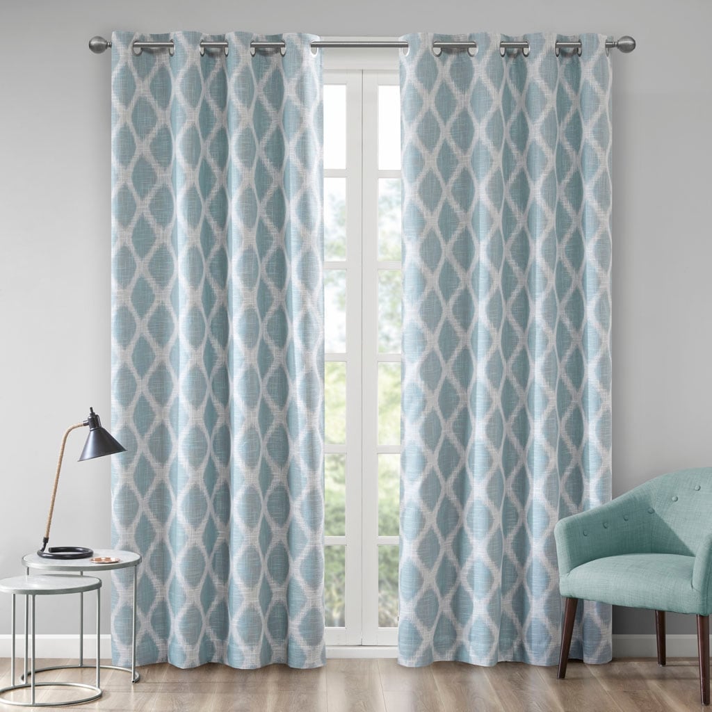 Jacquard Grommet Top Total Blackout Curtain Panel