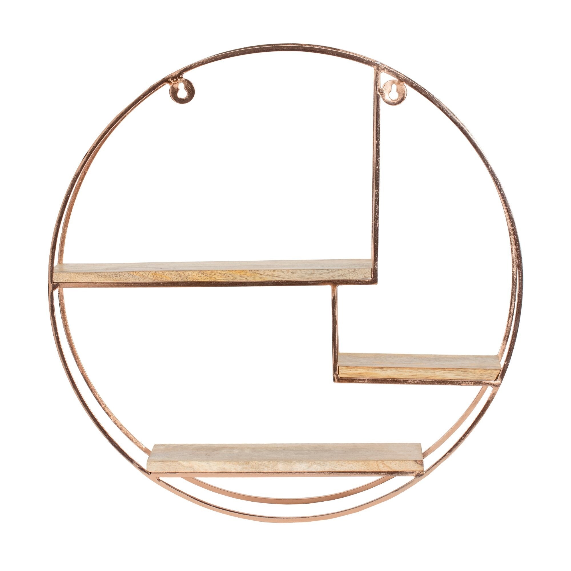 MH London Marly Round Floating Wall Shelf - 19.50 x 19.50 x 4.75