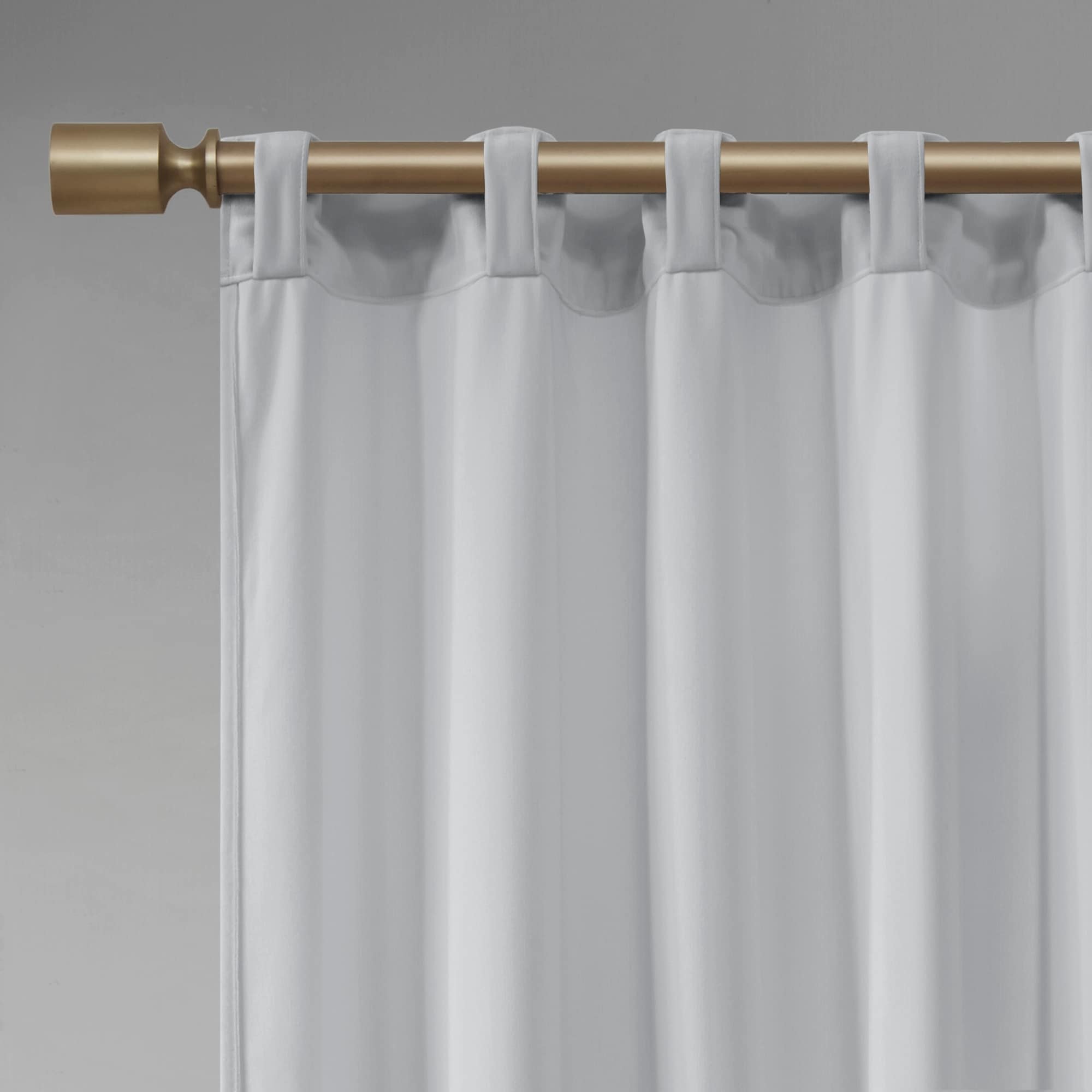 510 Design Garett Room Darkening Poly Velvet Rod Pocket/Back Tab Curtain Panel Pair