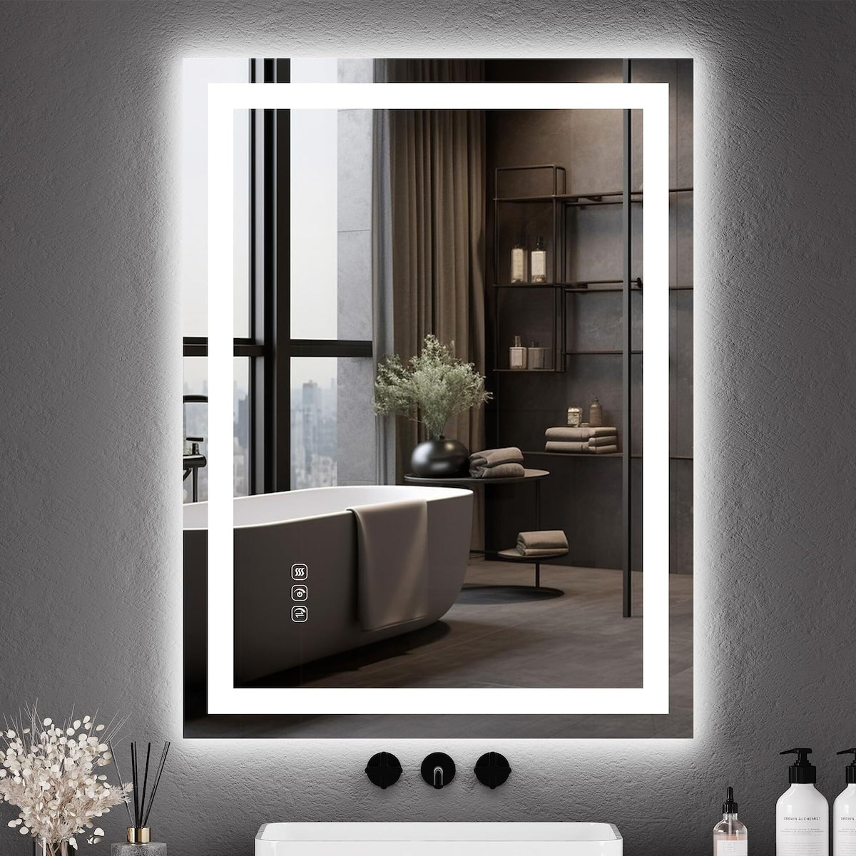 20x28 LED Bathroom Mirror with Lights