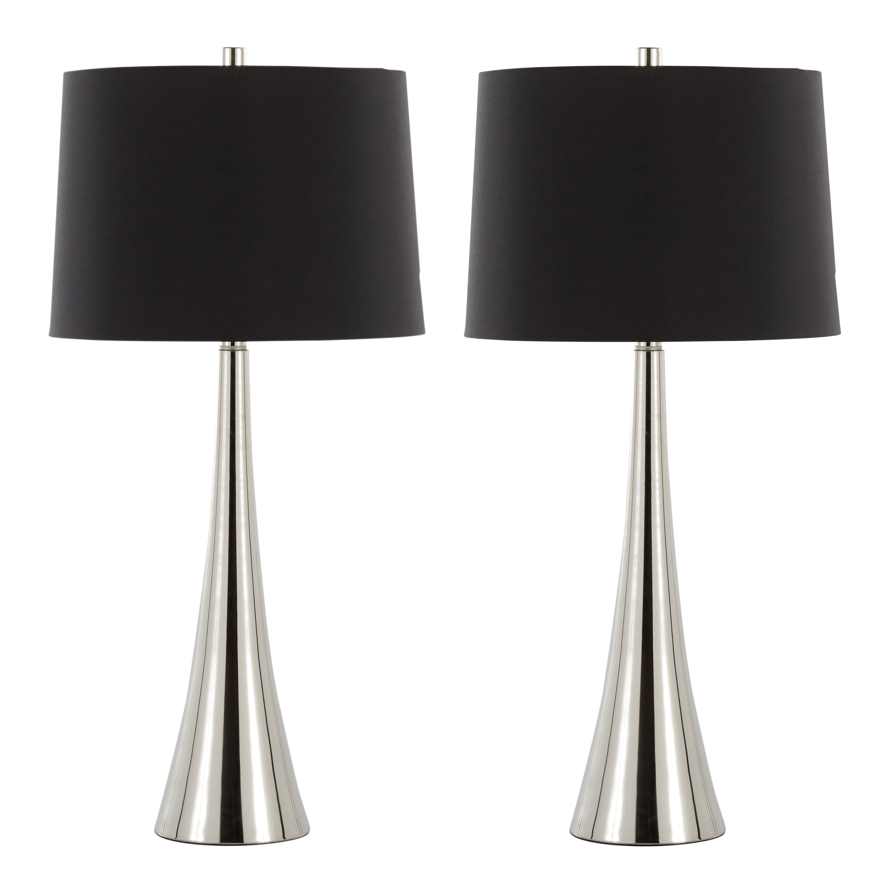 Silver Orchid Alba 29 Metal Table Lamp (Set of 2)