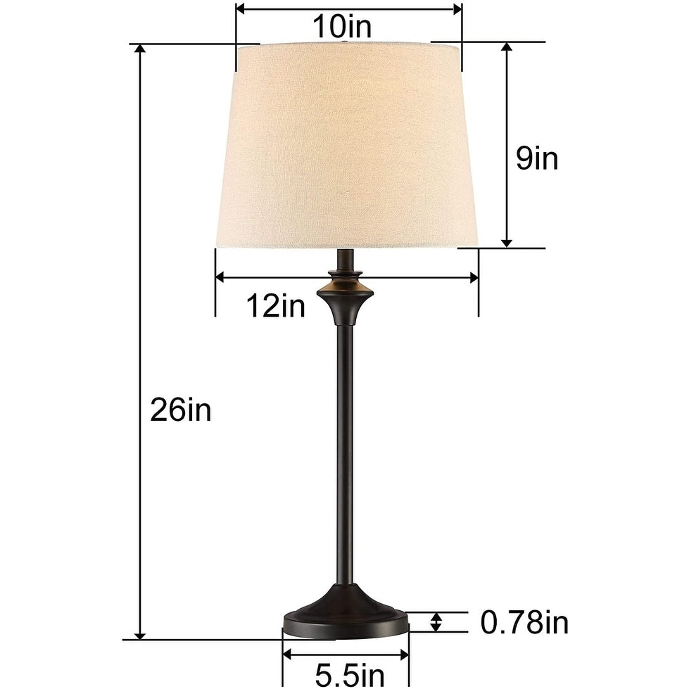 26 Buffet Table Lamp Set (Set of 2)