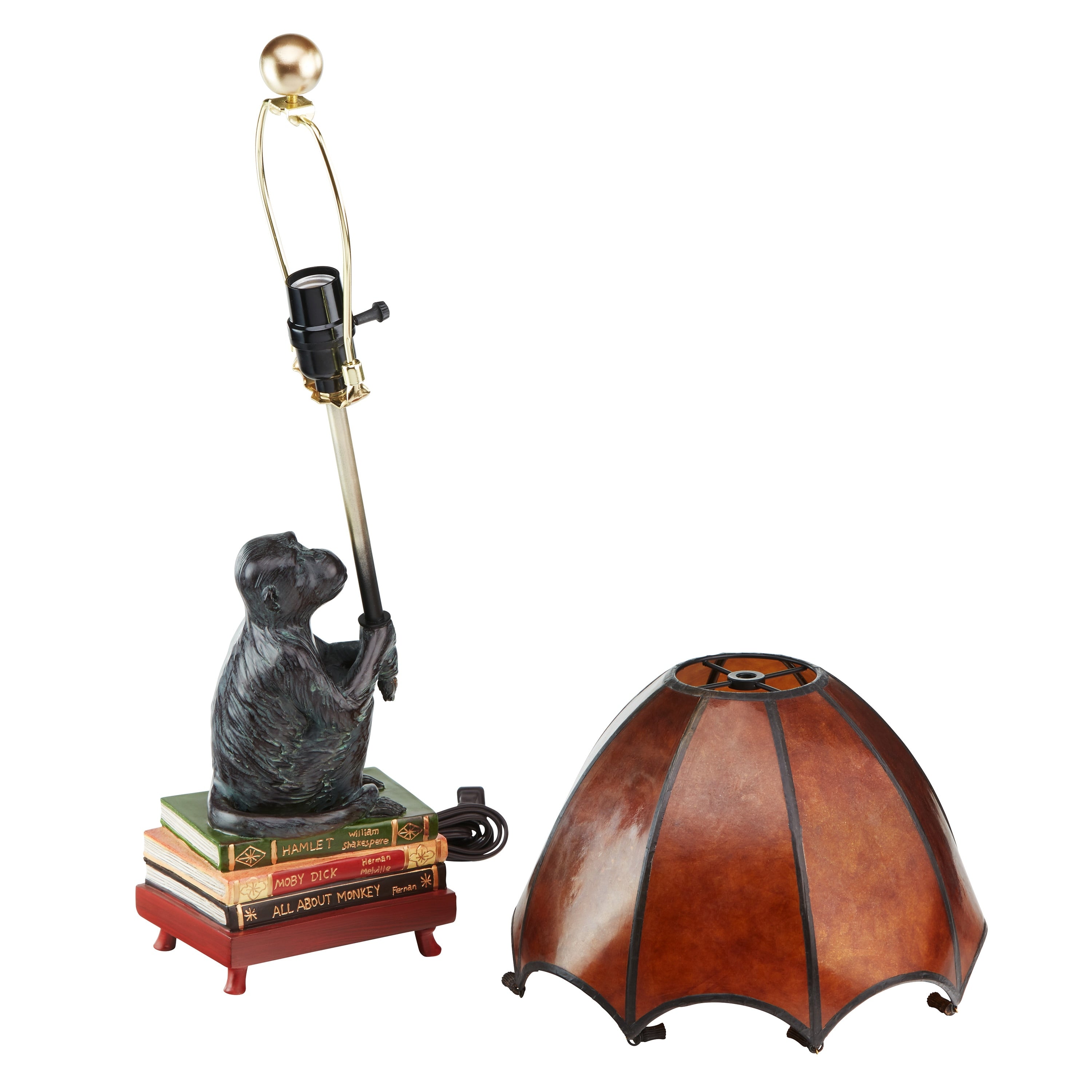 21.75H Intellectual Monkey Table Lamp - 11L x 11W x 21.75H