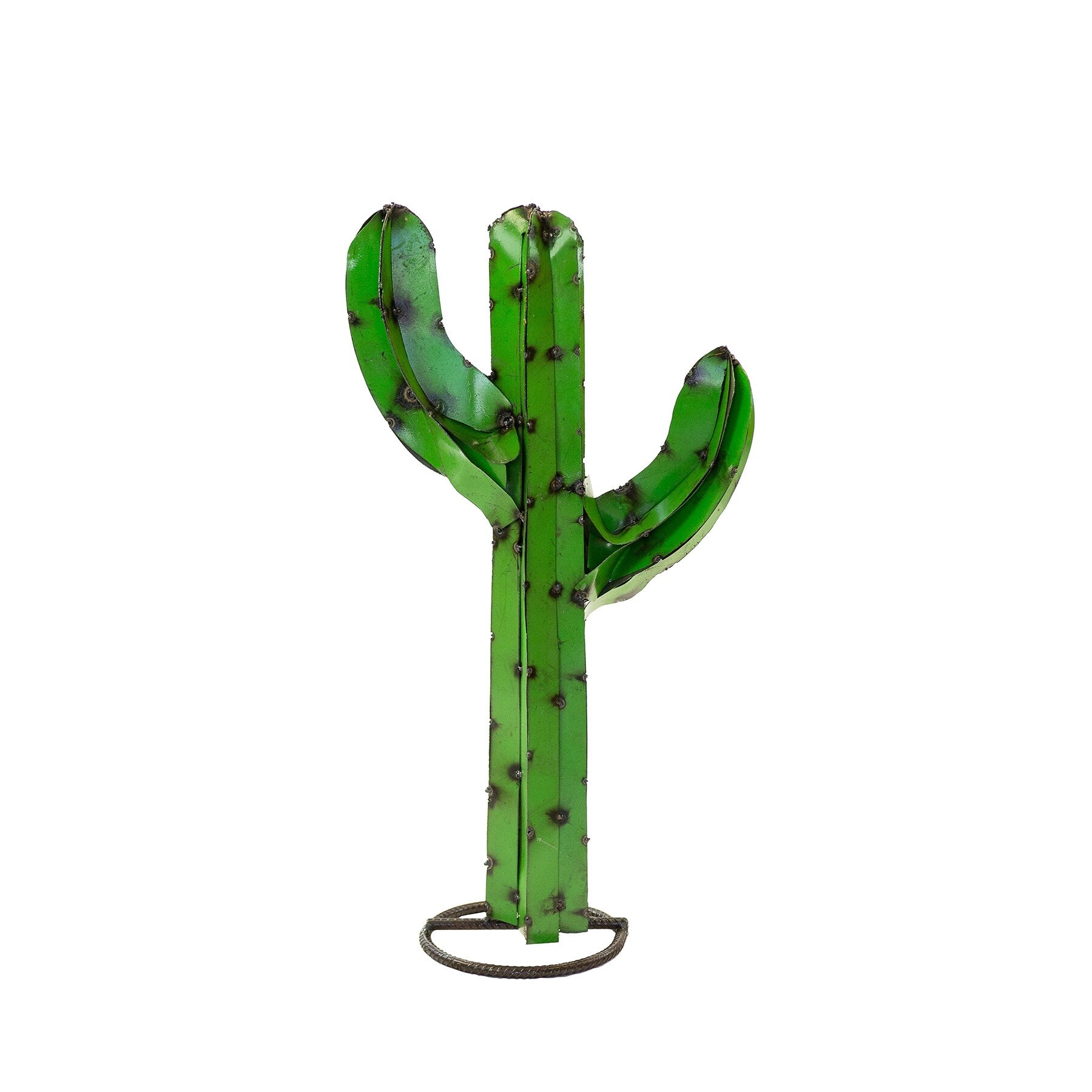 Rustic Arrow Green Cactus Saguaro Garden Decor