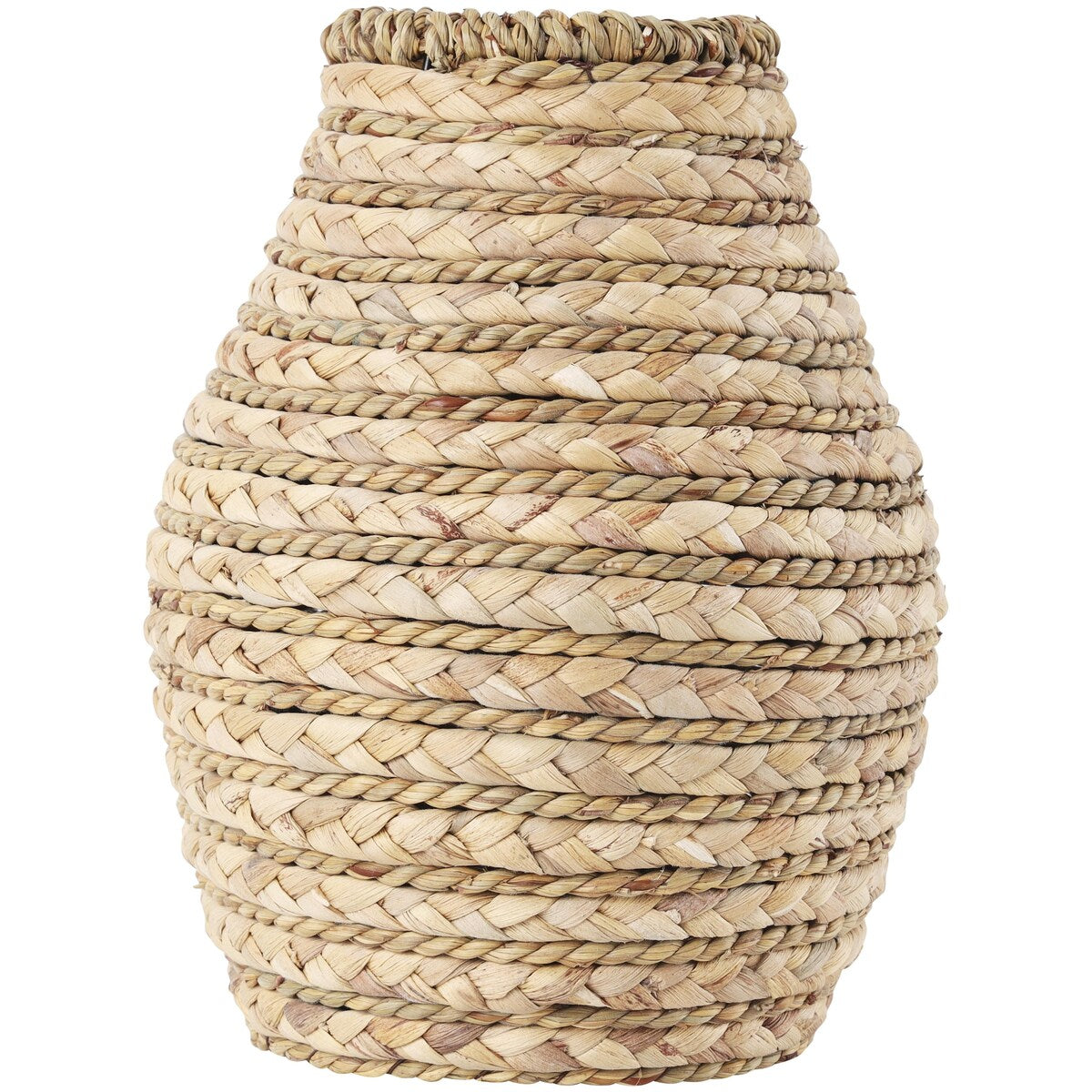 Seagrass Handmade Braided Decorative Vase - Brown - Roche River Decor