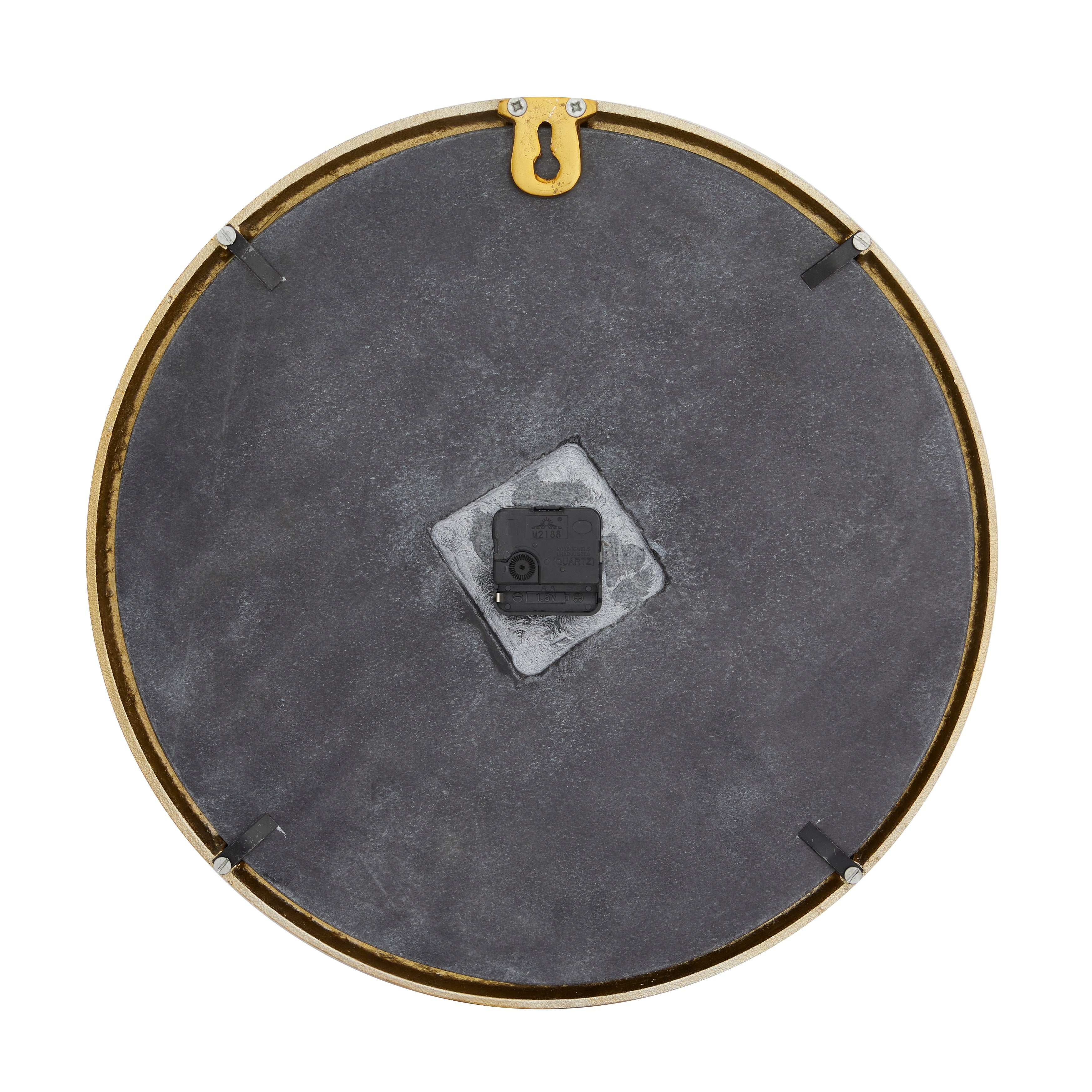 CosmoLiving by Cosmopolitan Marble Glam Wall Clock