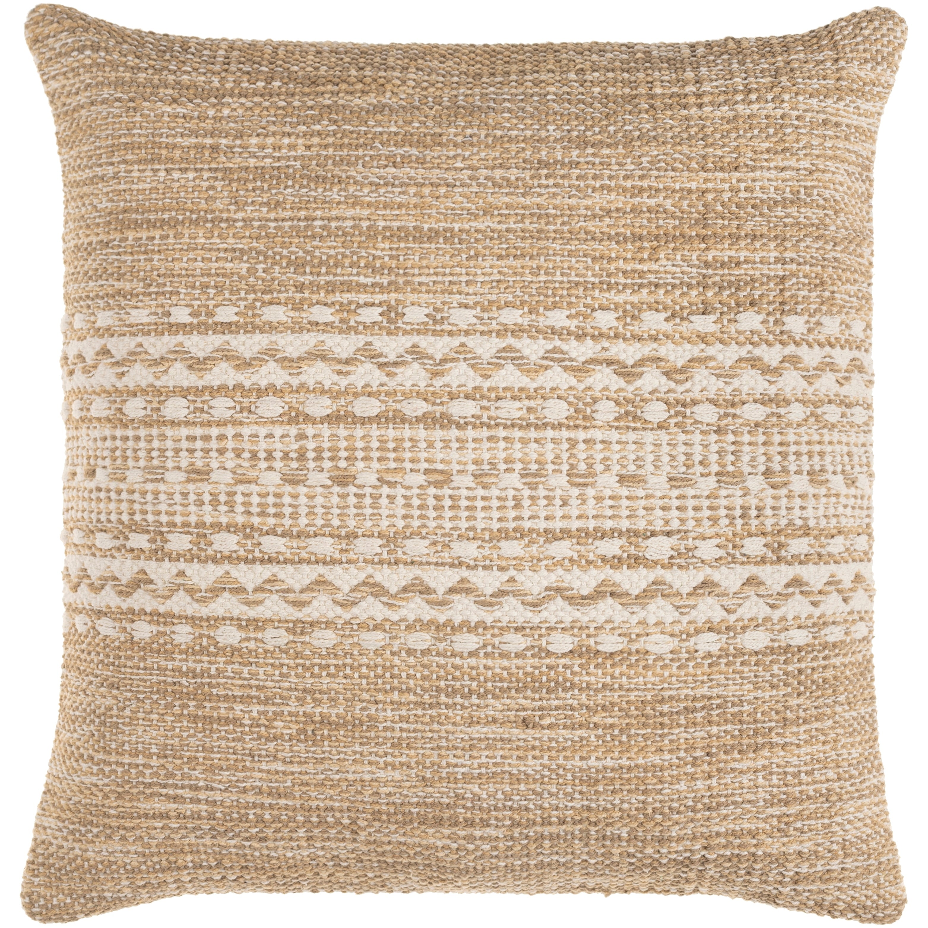 Duryea Hand Woven Cozy Heathered Throw Pillow