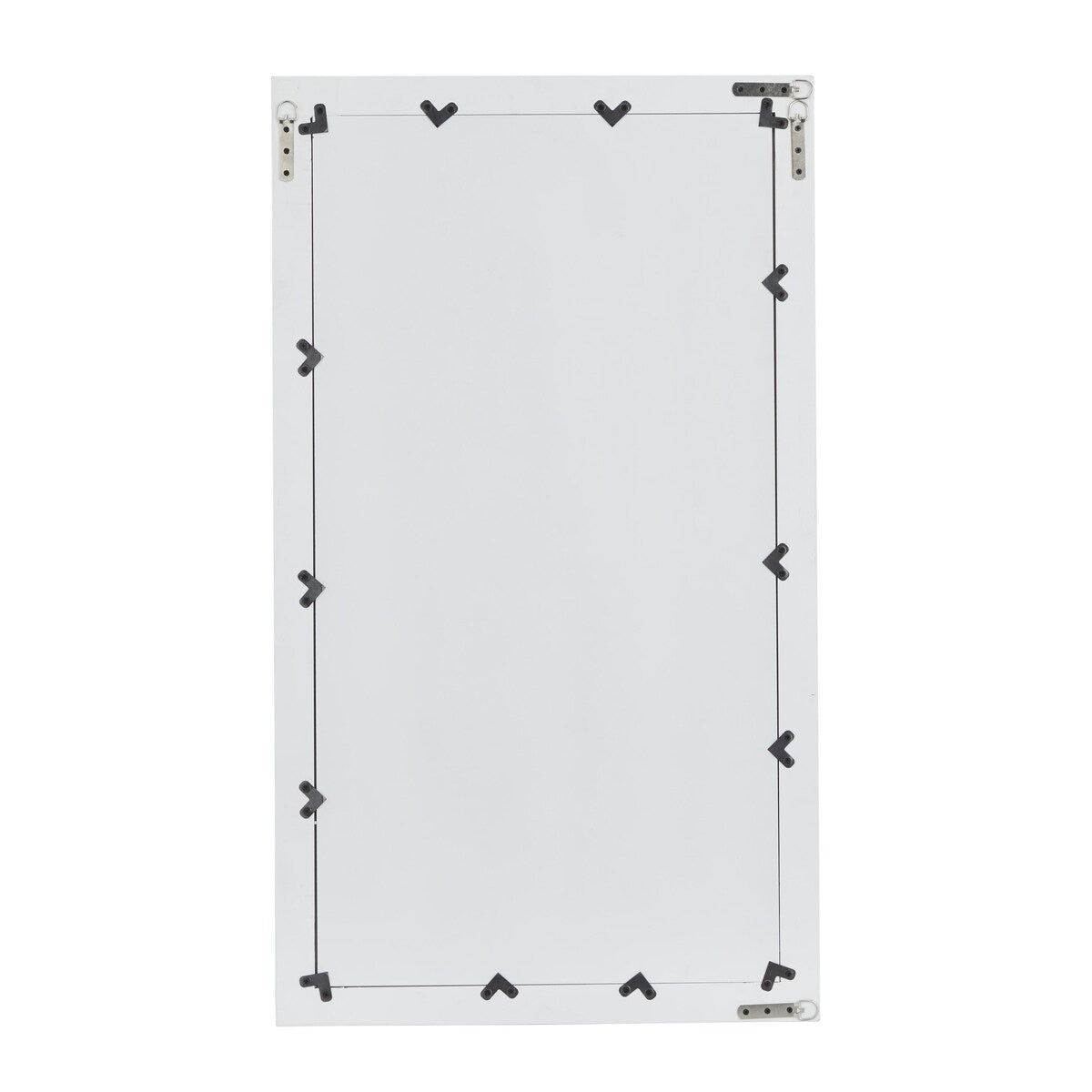 Wooden Rectangular Minimalistic Room Wall Mirror - White or Black - Roche River Decor