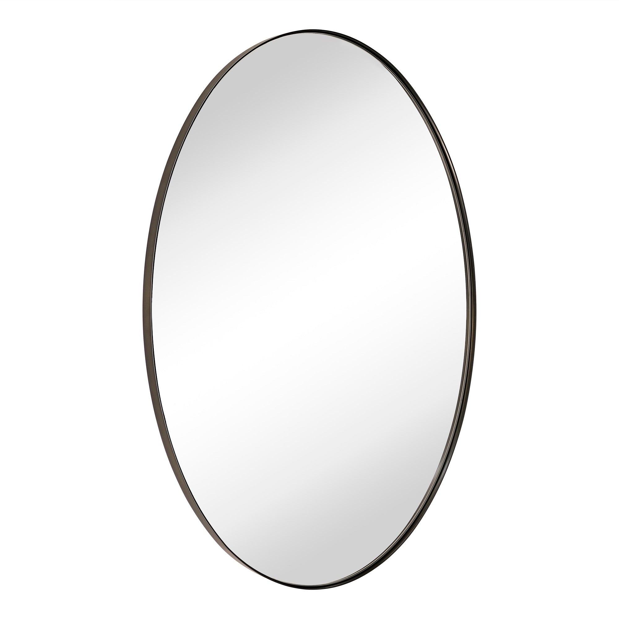 TEHOME Javell Oval Metal Wall Mirror