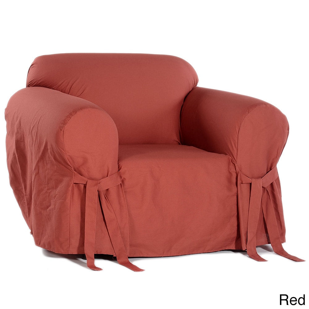 Classic Slipcovers Cotton Duck Chair Slipcover