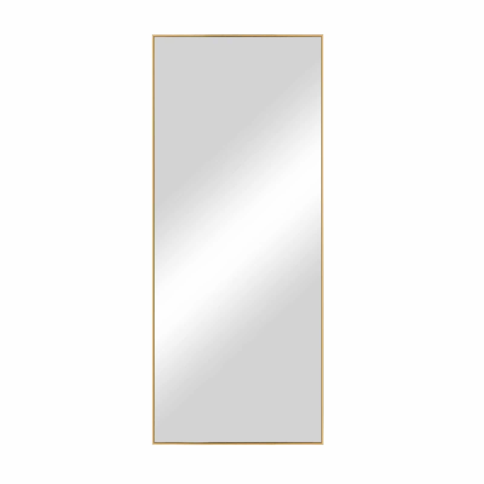 Aluminum Alloy Full-length Hanging, Leaning, or Standing Mirror