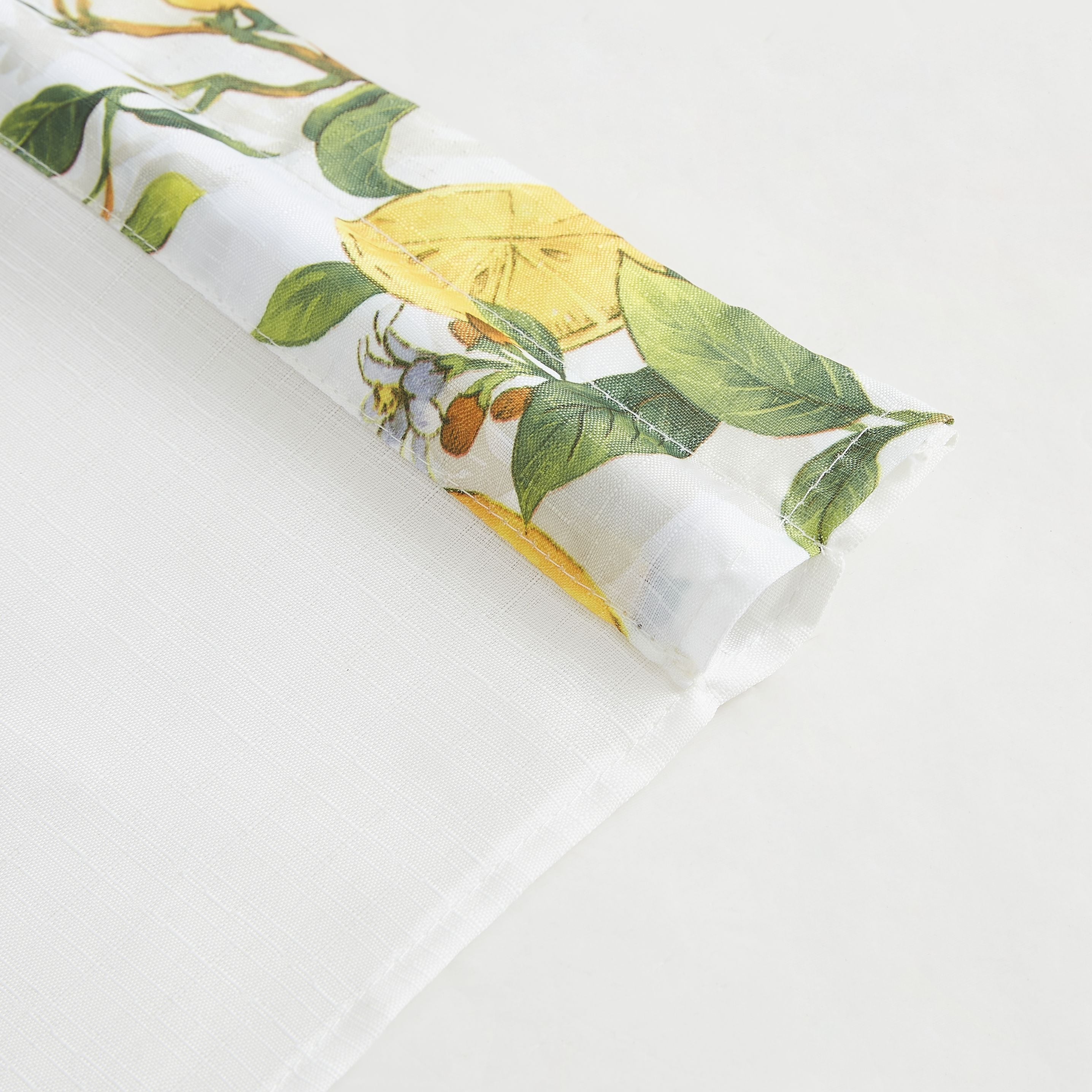 Lemon Fern Sunflower Tropical Tea Urban Kitchen Curtain Sets with Valance & Tiers