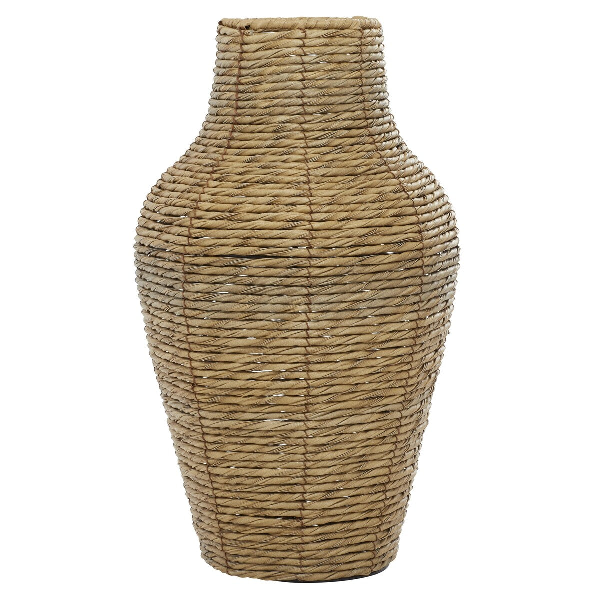 Faux Seagrass Handmade Tall Woven Floor Decorative Vase - Brown - Roche River Decor