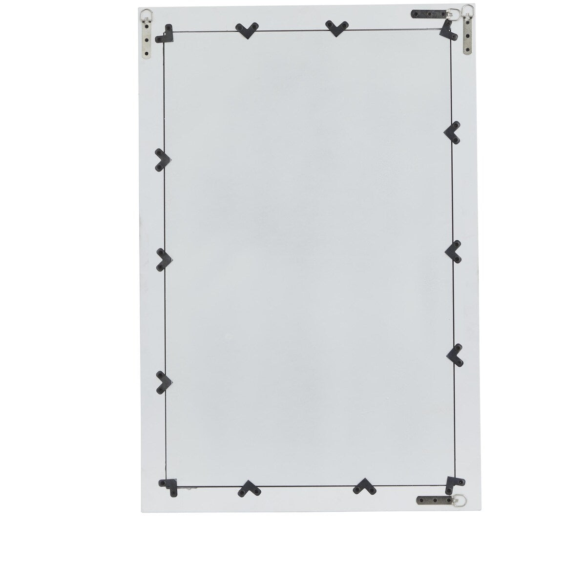 Wooden Rectangular Minimalistic Room Wall Mirror - White or Black - Roche River Decor