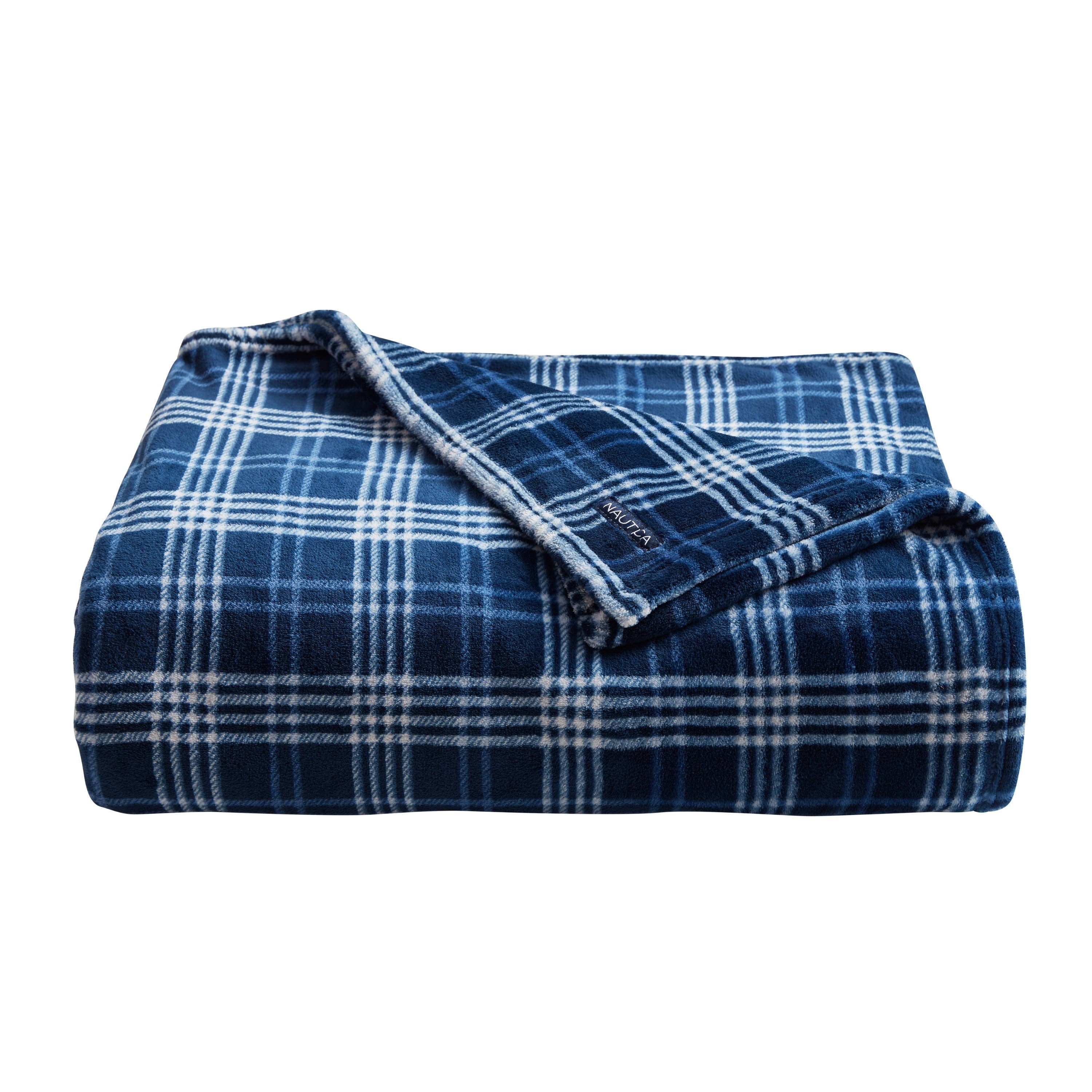 Nautica Printed Ultra Soft Plush Printed Fleece Blanket