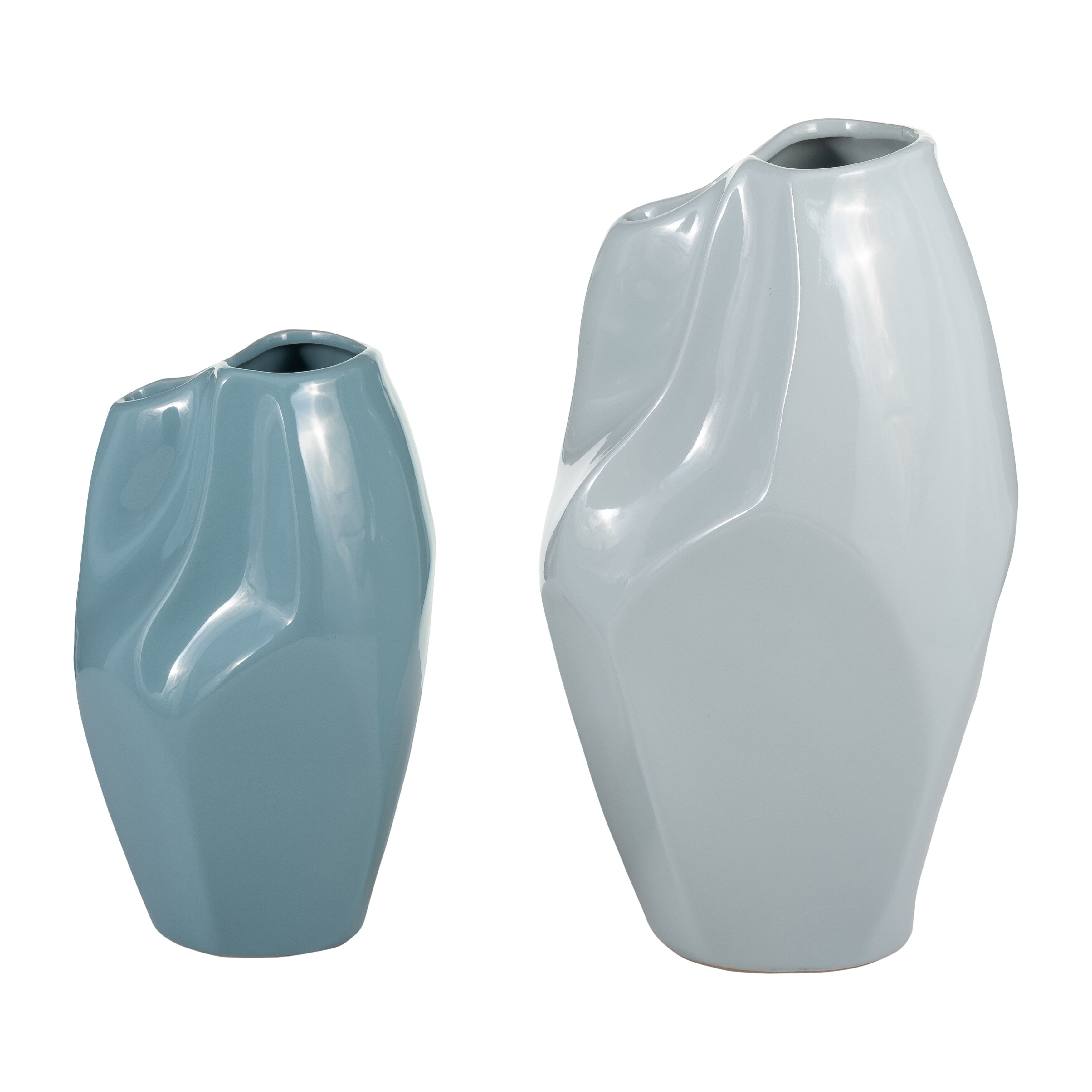 Sagebrook Home Ceramic Elegant Decorative Vase for Stylish Interiors