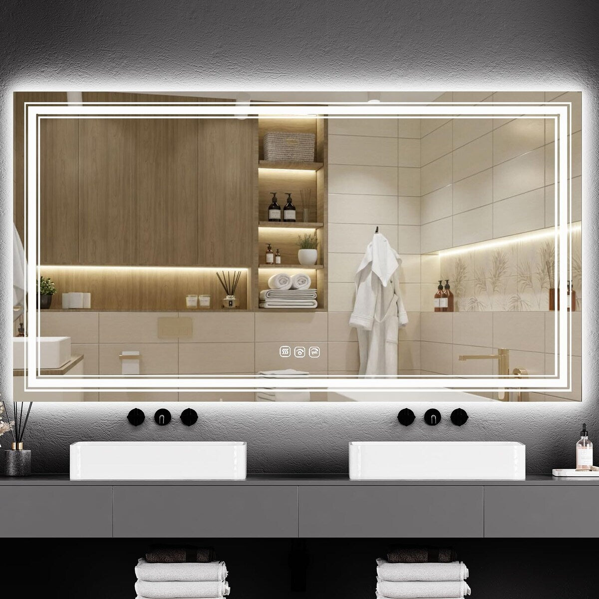 20x28 LED Bathroom Mirror with Lights