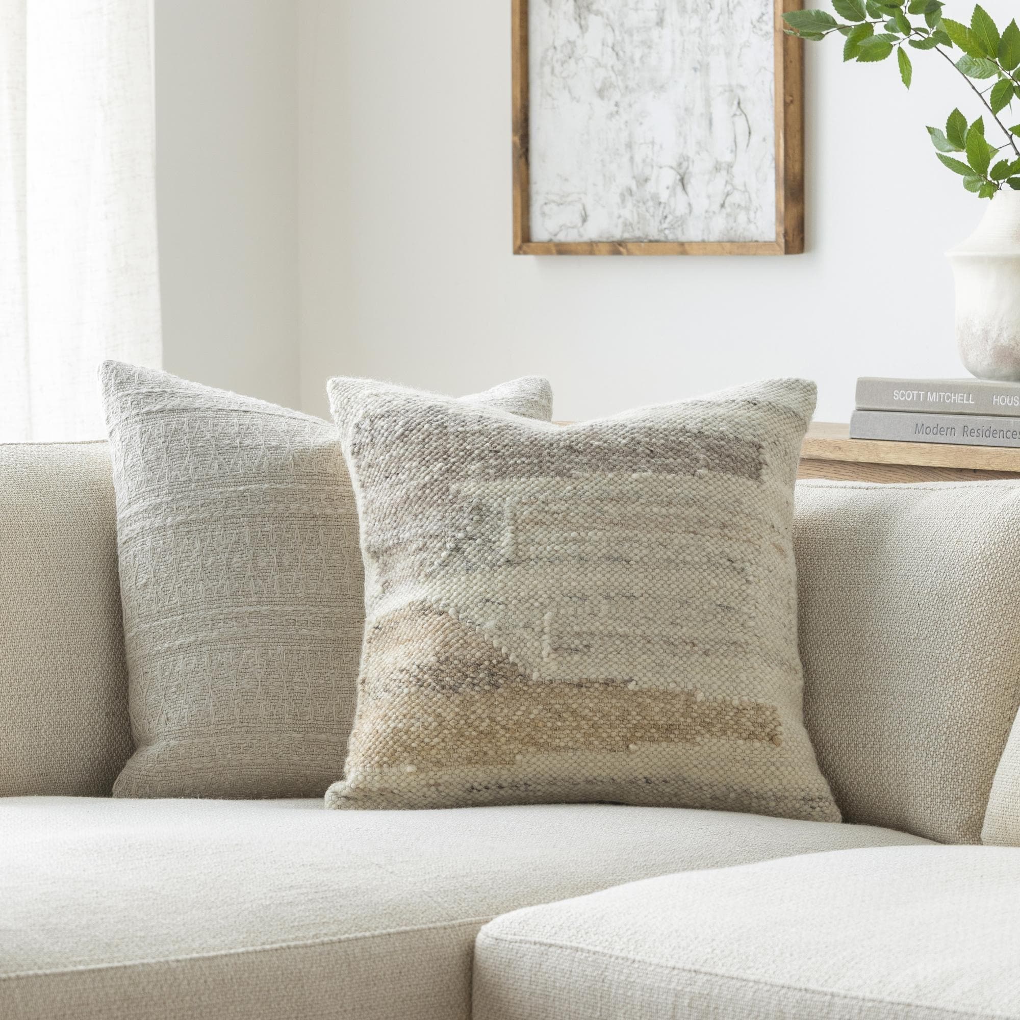 Ezequiel Modern & Contemporary Textured Accent Pillow