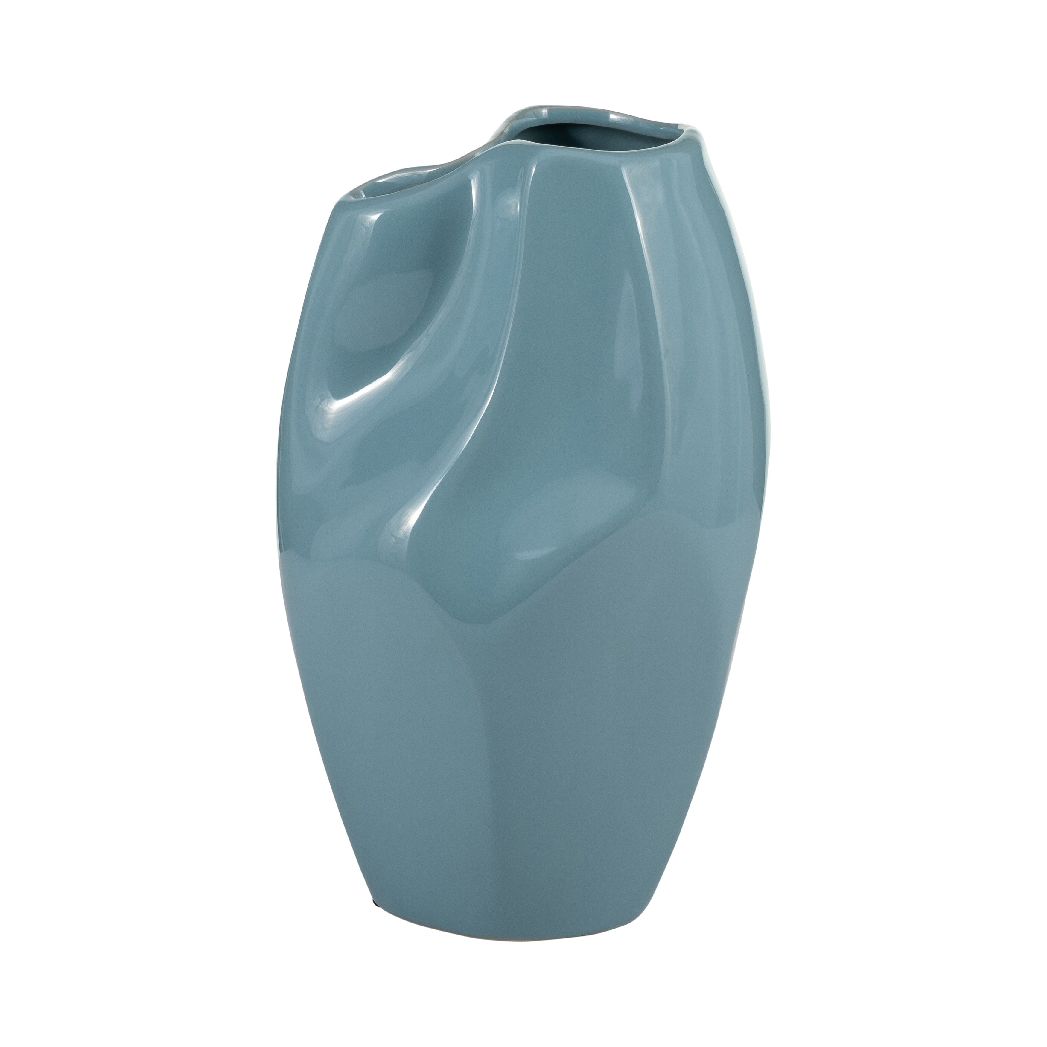 Sagebrook Home Ceramic Elegant Decorative Vase for Stylish Interiors