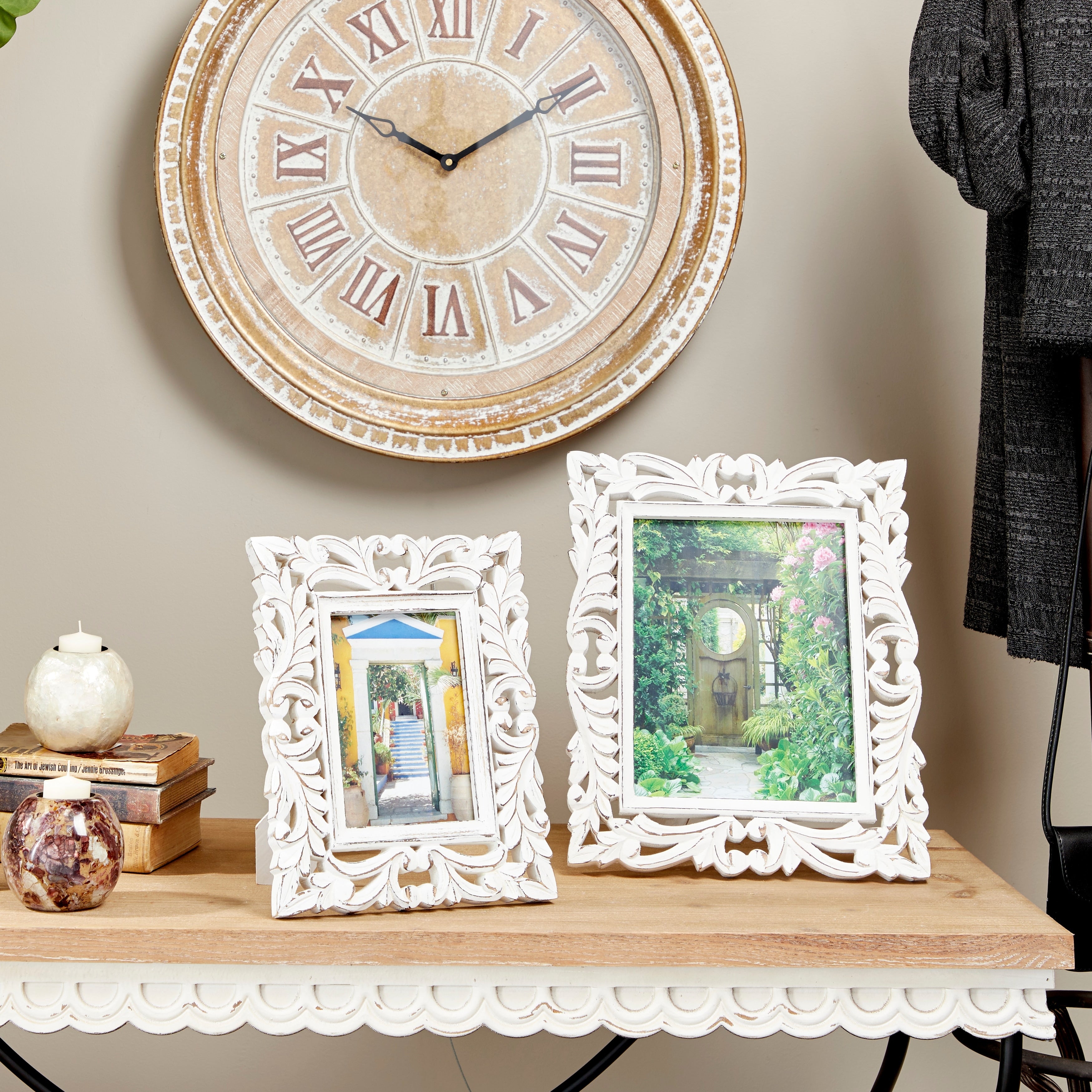 White Wood Farmhouse Photo Frame Standard