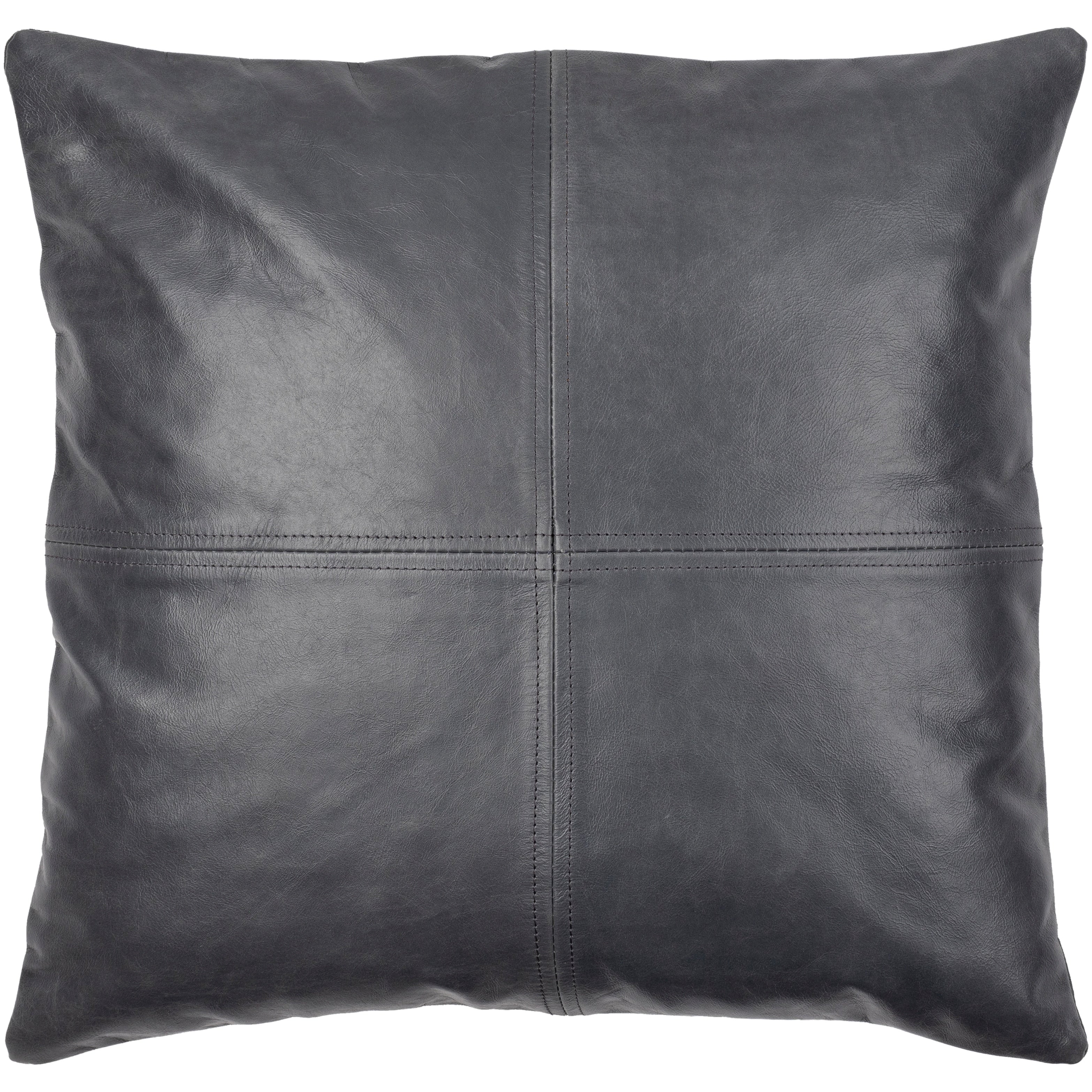 Mohan Leather Throw Pillow with Fill or Cover