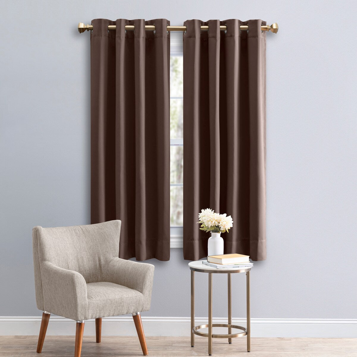 Ultimate Blackout 36-inch Short Length Grommet Curtain Panel - 56w x 36l