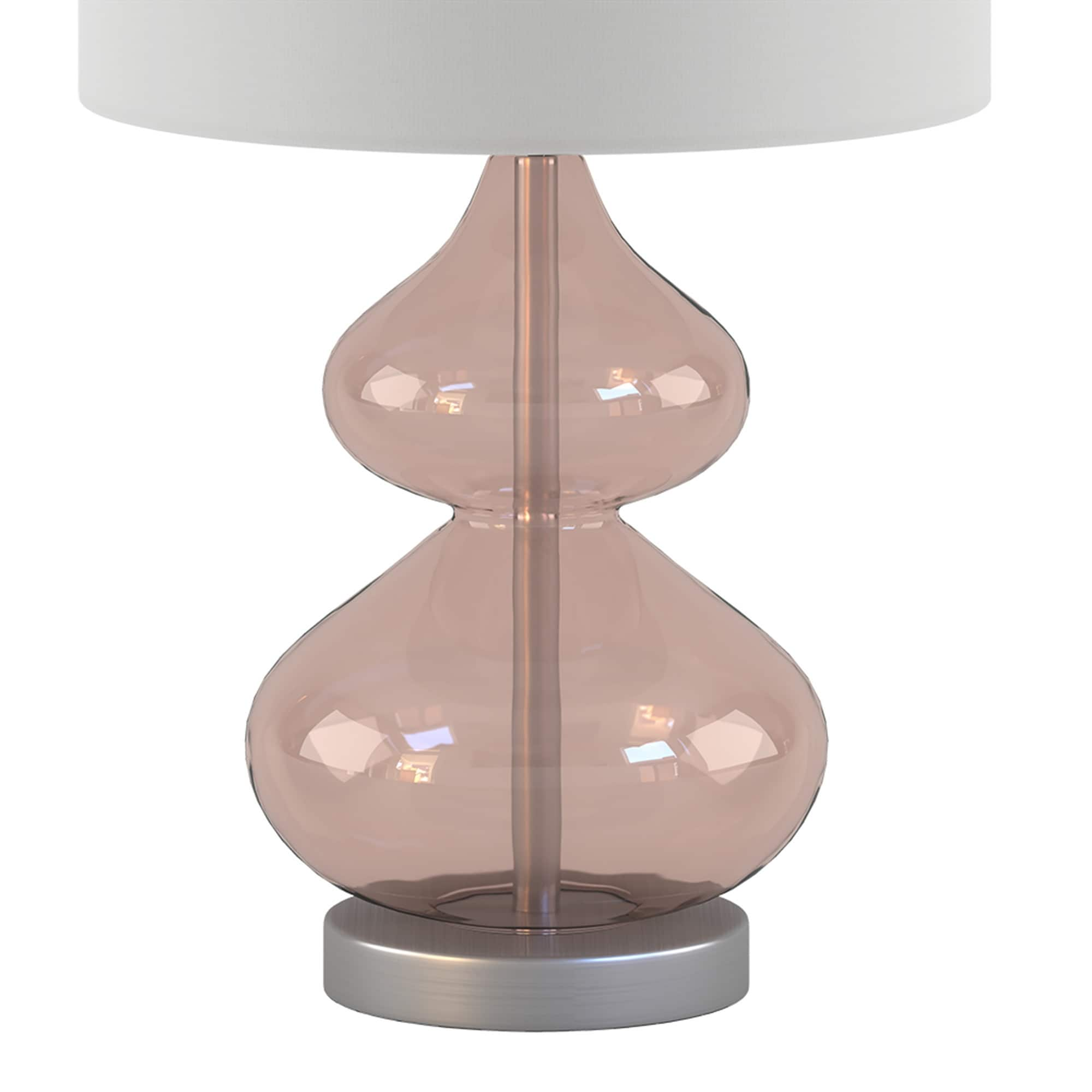 510 Design Ellipse Curved Glass Table Lamp (Set of 2)