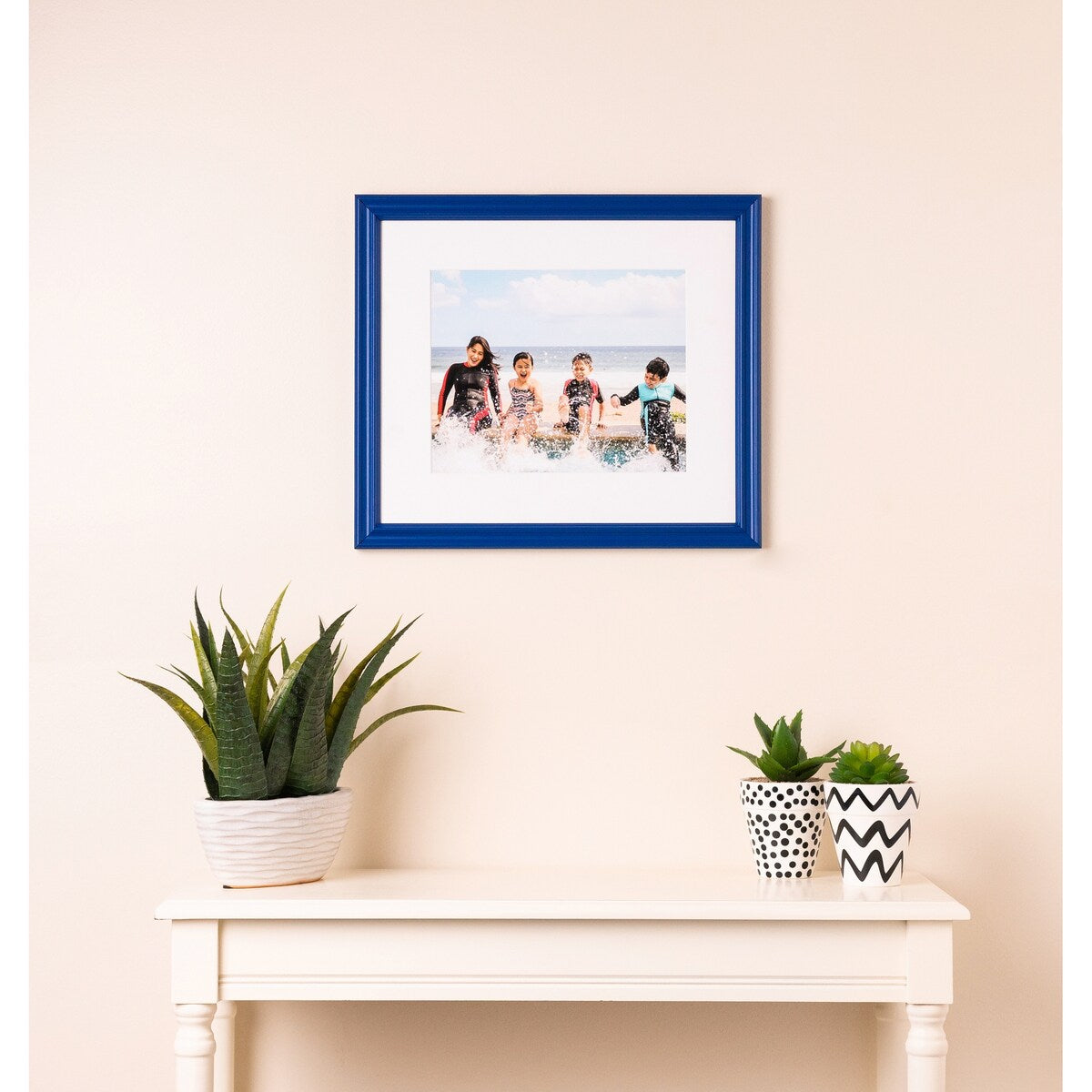 ArtToFrames Classic Waves 8x10 Inch Picture Frame, 1.00 Inch Wood Poster Frame Available in Multiple Colors (60823-8x10)