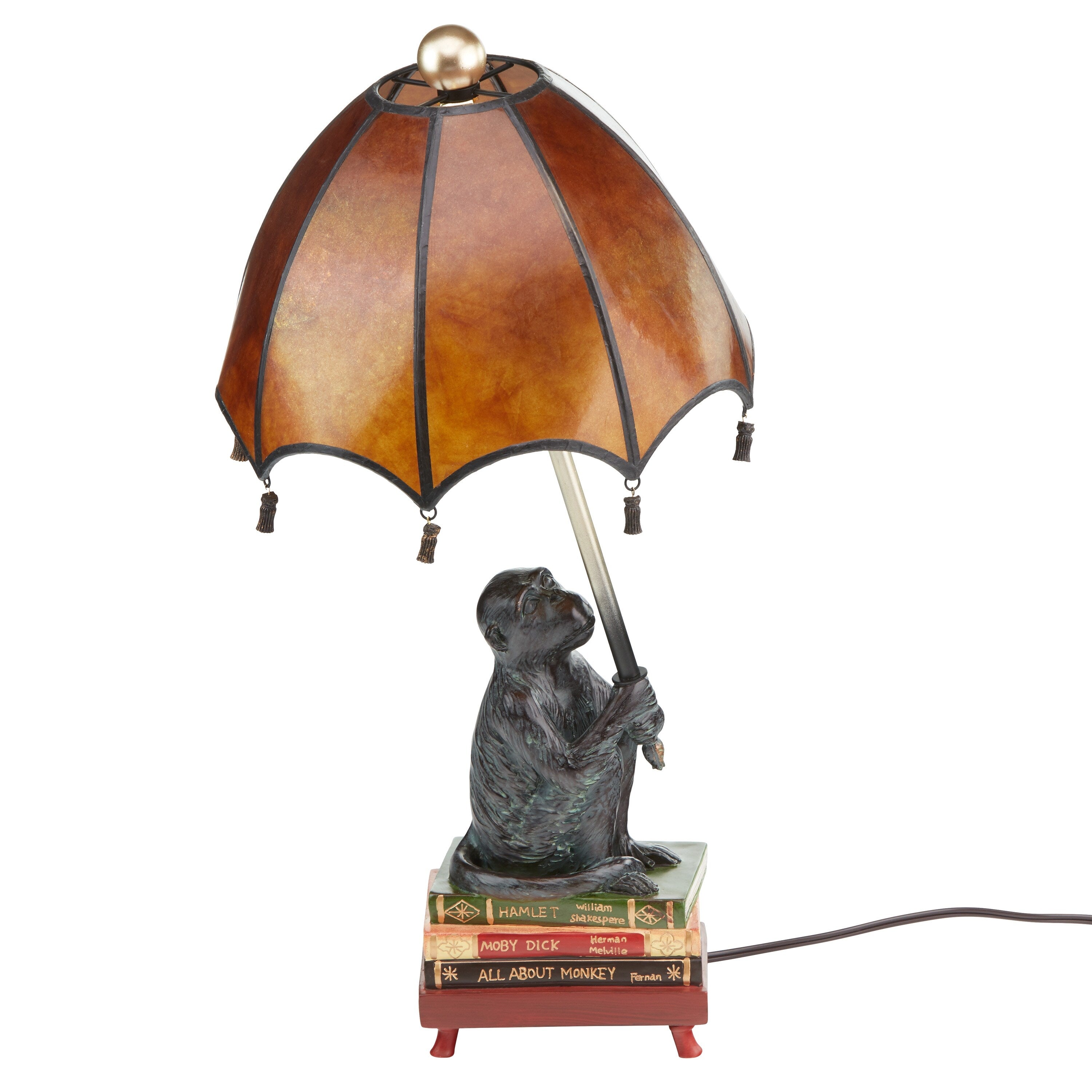 21.75H Intellectual Monkey Table Lamp - 11L x 11W x 21.75H