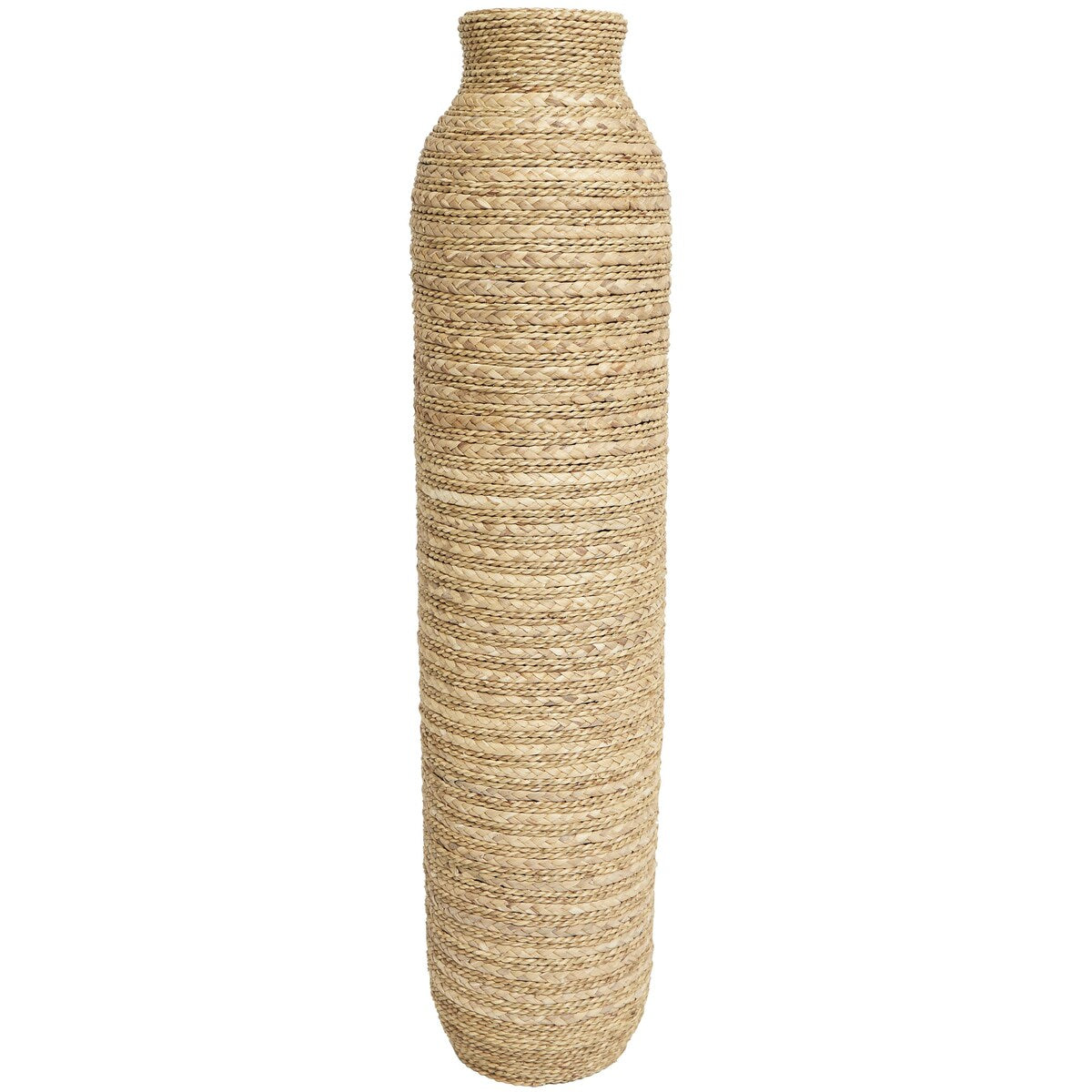 Seagrass Handmade Slim Woven Decorative Vase - Brown - Roche River Decor