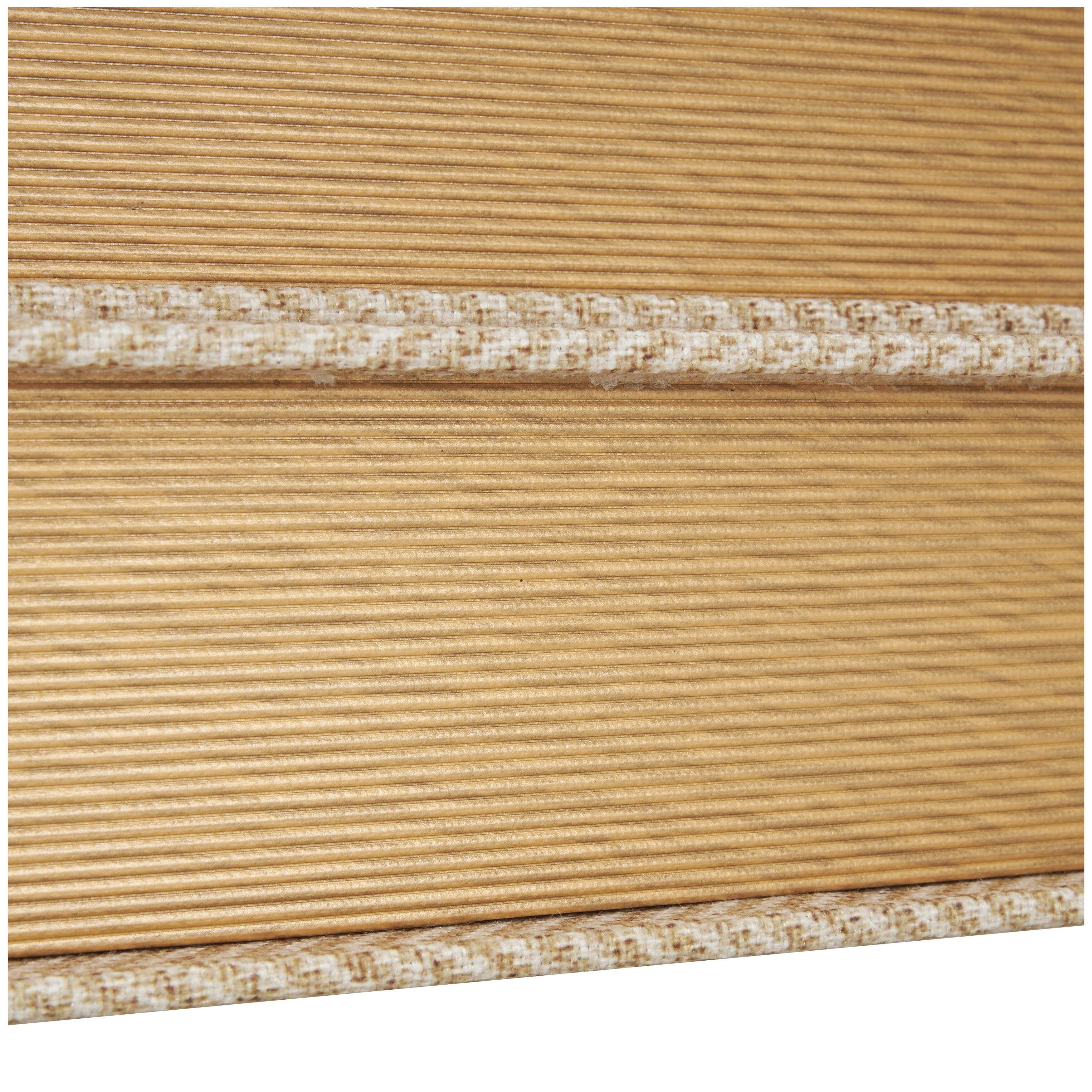 Linen Leather or Wooden Fabric Storage Book Decorative Box - Set of 3 or 4 Multi Colored - Roche River Decor