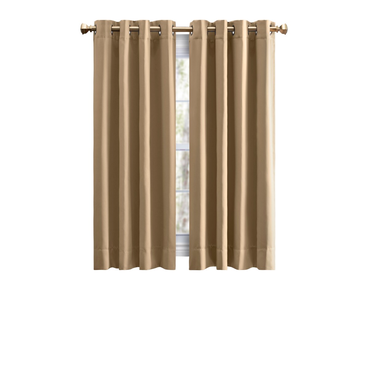 Ultimate Blackout 36-inch Short Length Grommet Curtain Panel - 56w x 36l