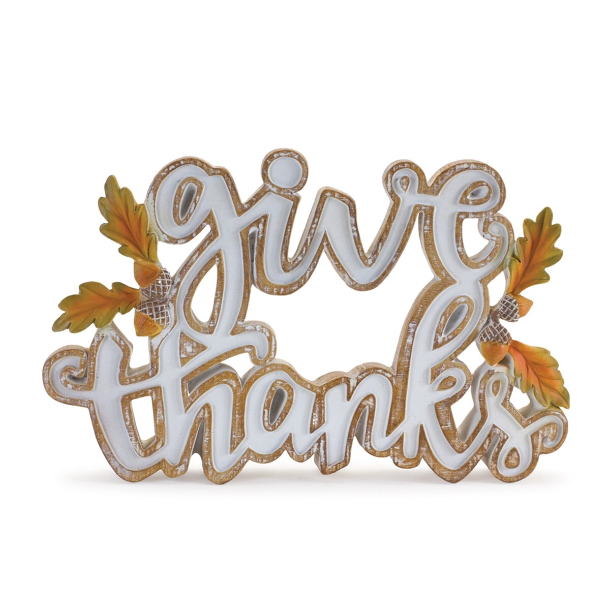 Give Thanks Harvest Tabletop Sign 10L