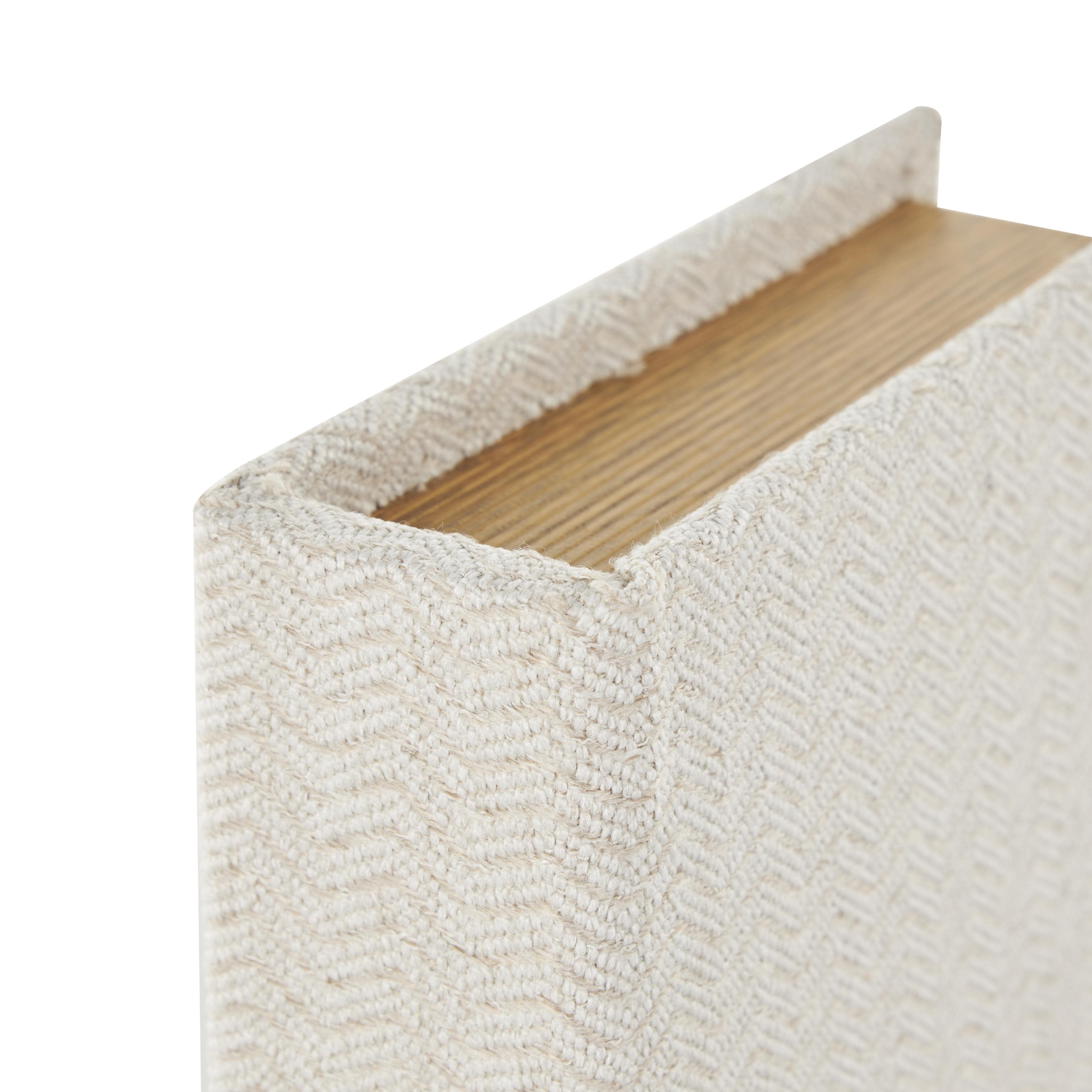 Linen Leather or Wooden Fabric Storage Book Decorative Box - Set of 3 or 4 Multi Colored - Roche River Decor