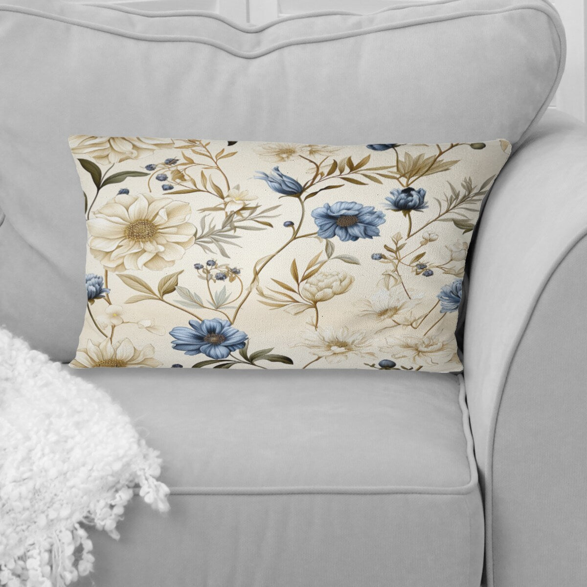 Designart Botanical Sketches Ii III Plants Printed Throw Pillow