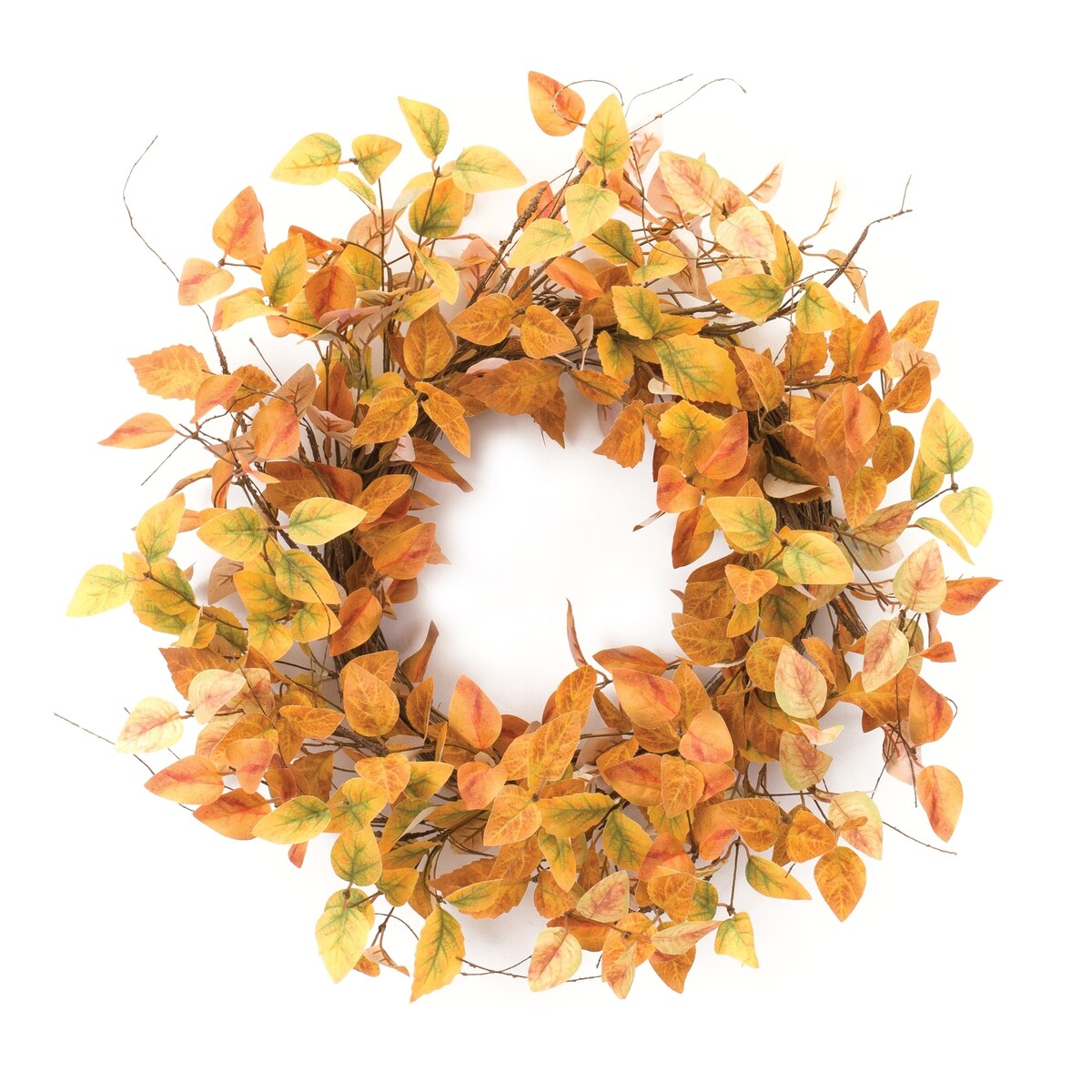 Mixed Fall Foliage Wreath 21.5D