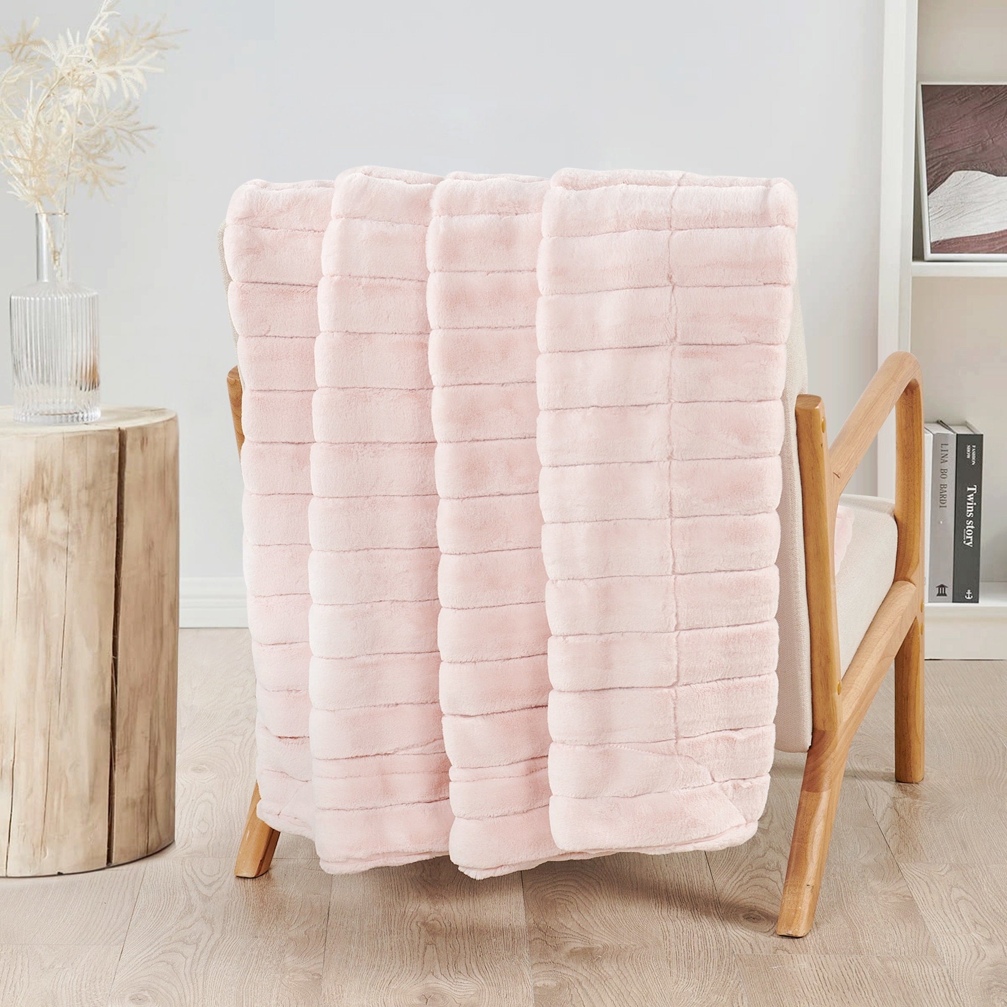 Solid Color SuperMink FauxFur Throw