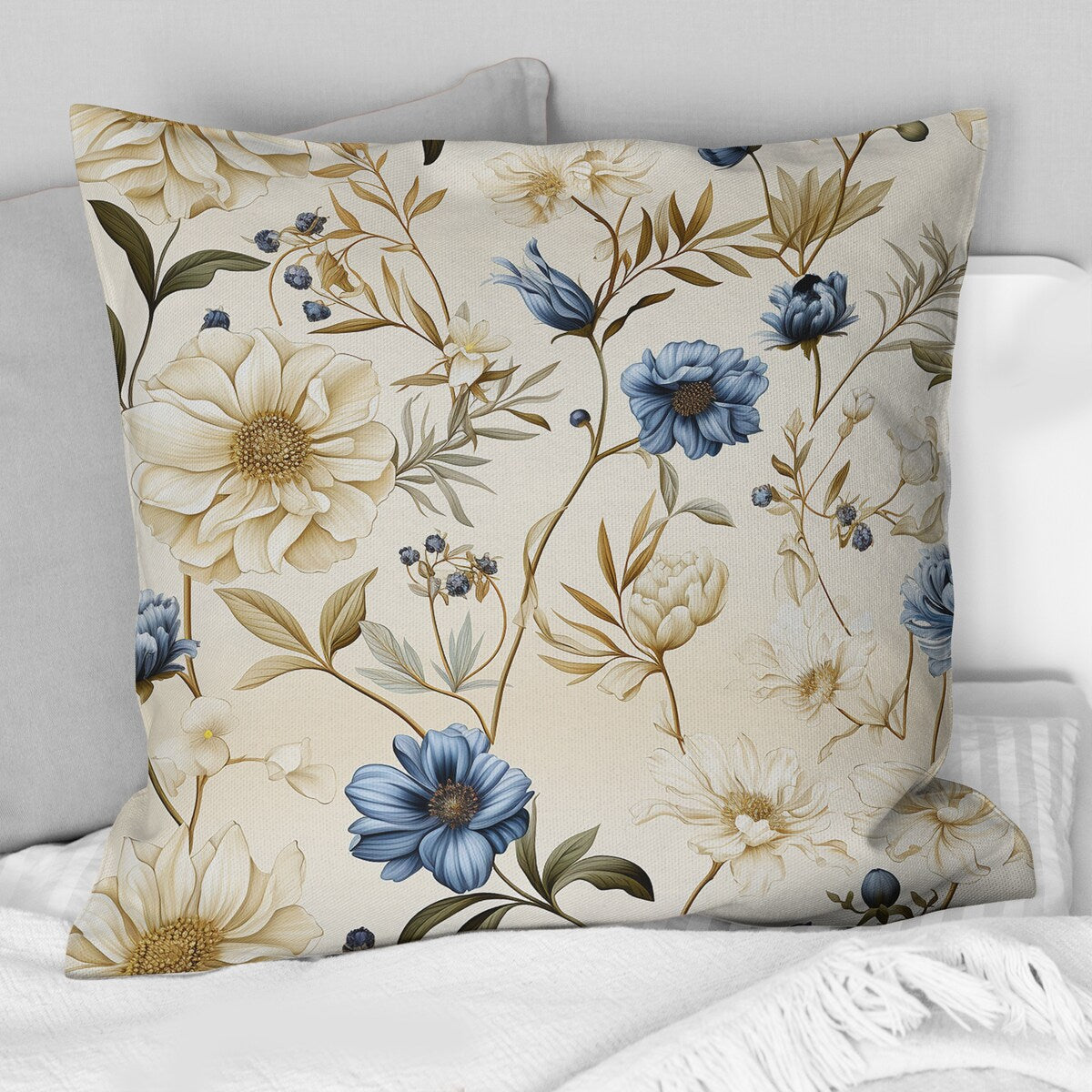 Designart Botanical Sketches Ii III Plants Printed Throw Pillow