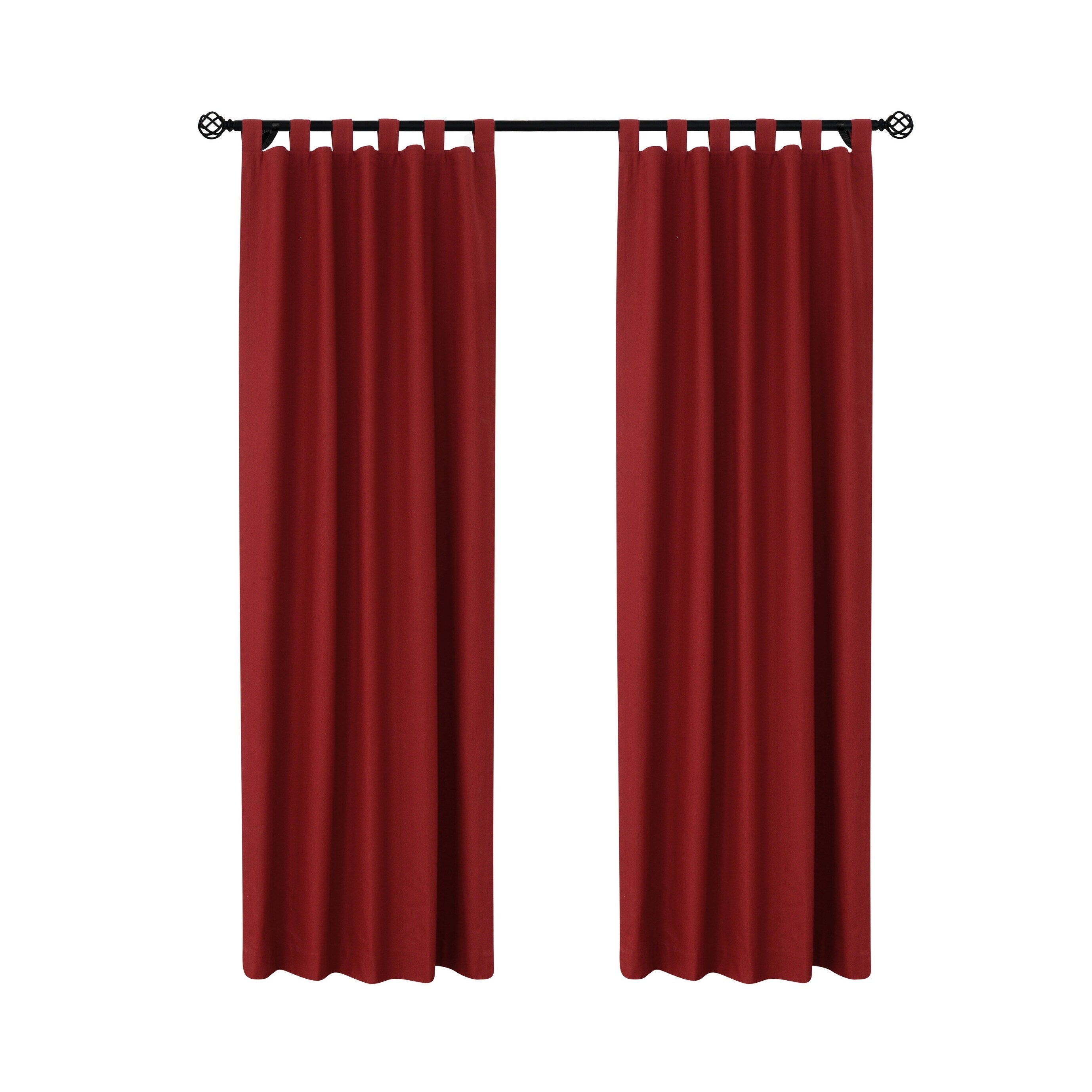 ThermaLogic Weathermate Insulated Cotton Tab Top Curtain Panel - Pair