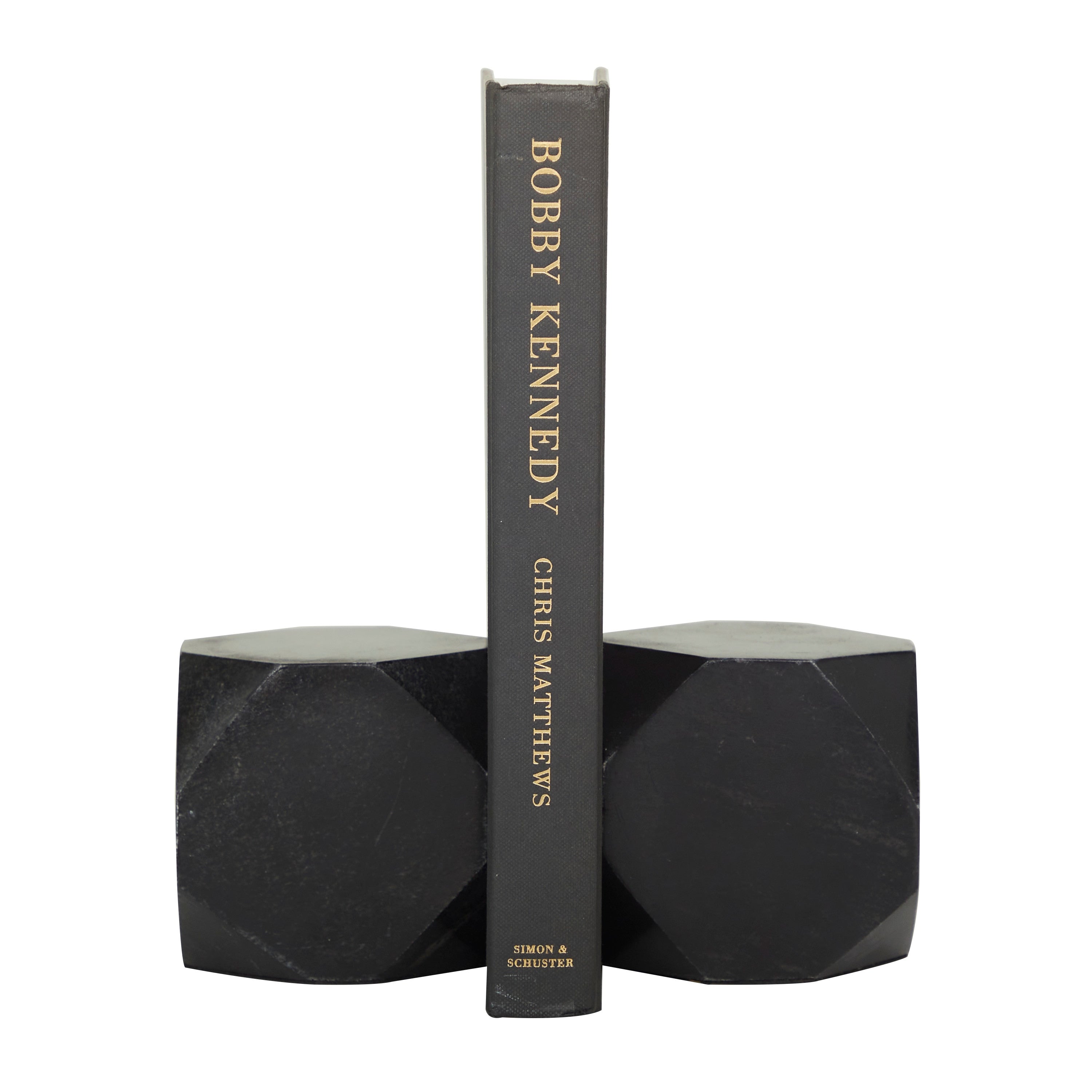 Marble Modern Bookends (Set of 2)